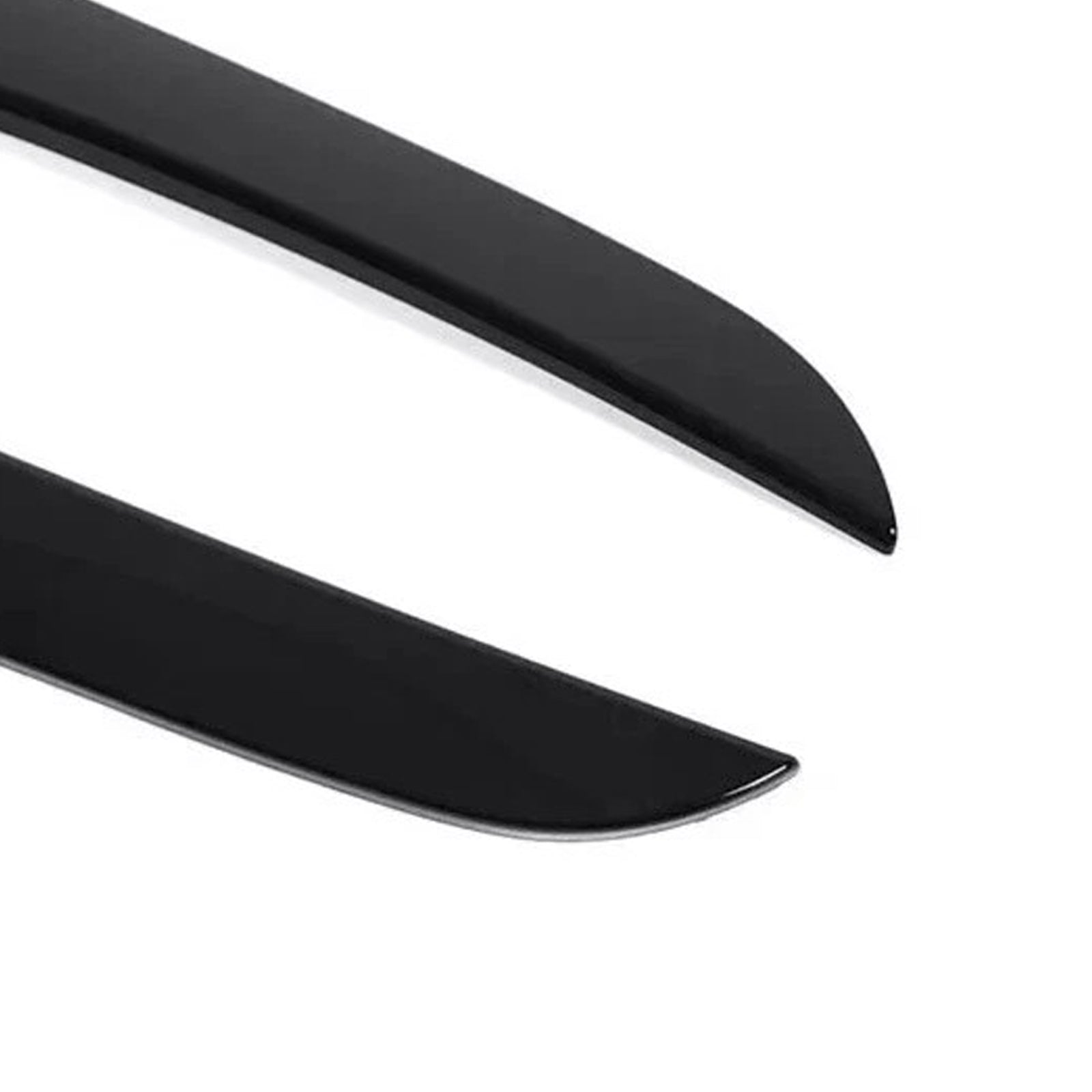 2012-2019 BMW 1 Series F20 F21 Gloss Black Pair Rear Window Side Wing Spoiler