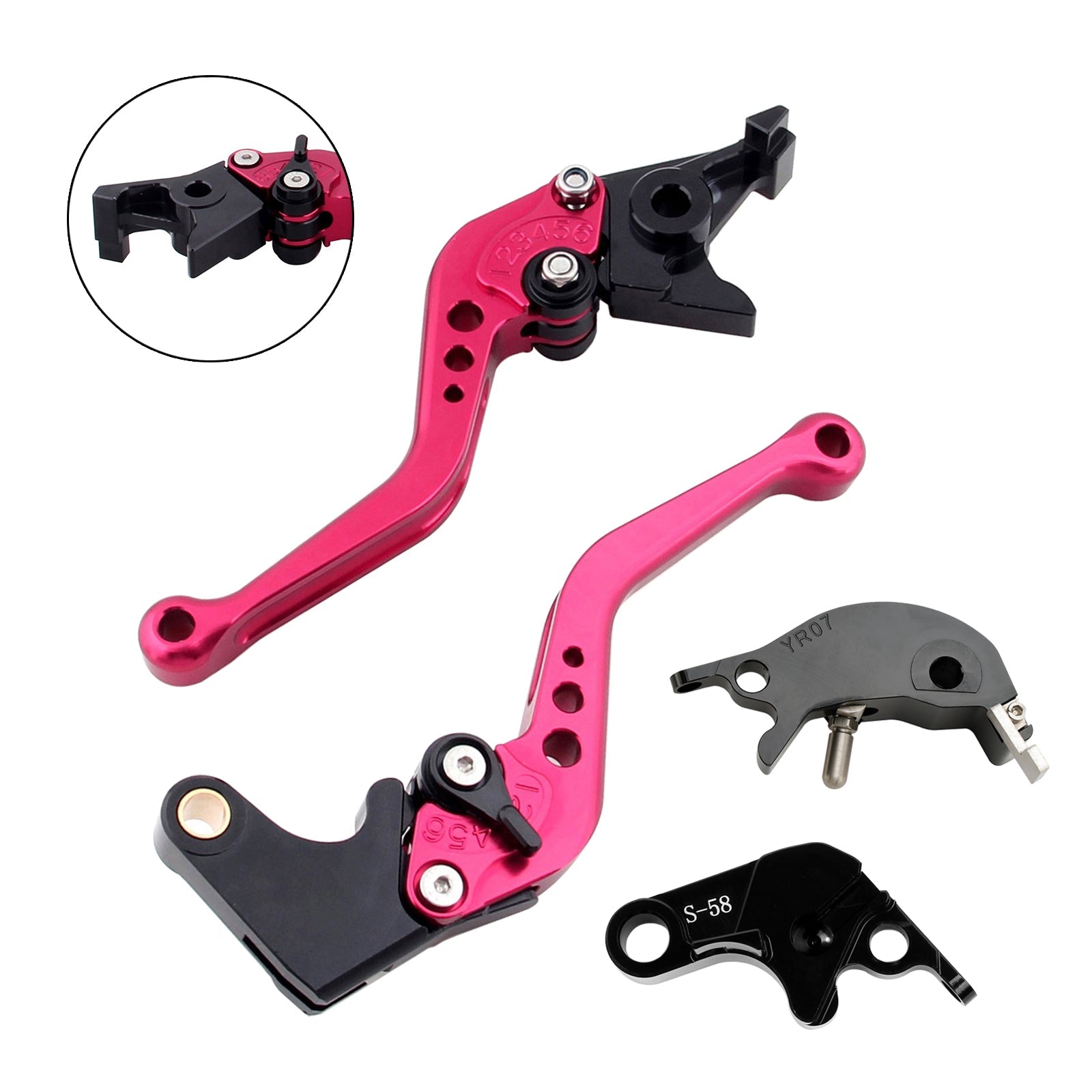 NEW Short Clutch Brake Lever fit for YAMAHA YZF R7 MT-10/SP FZ-10/SP 2022-23