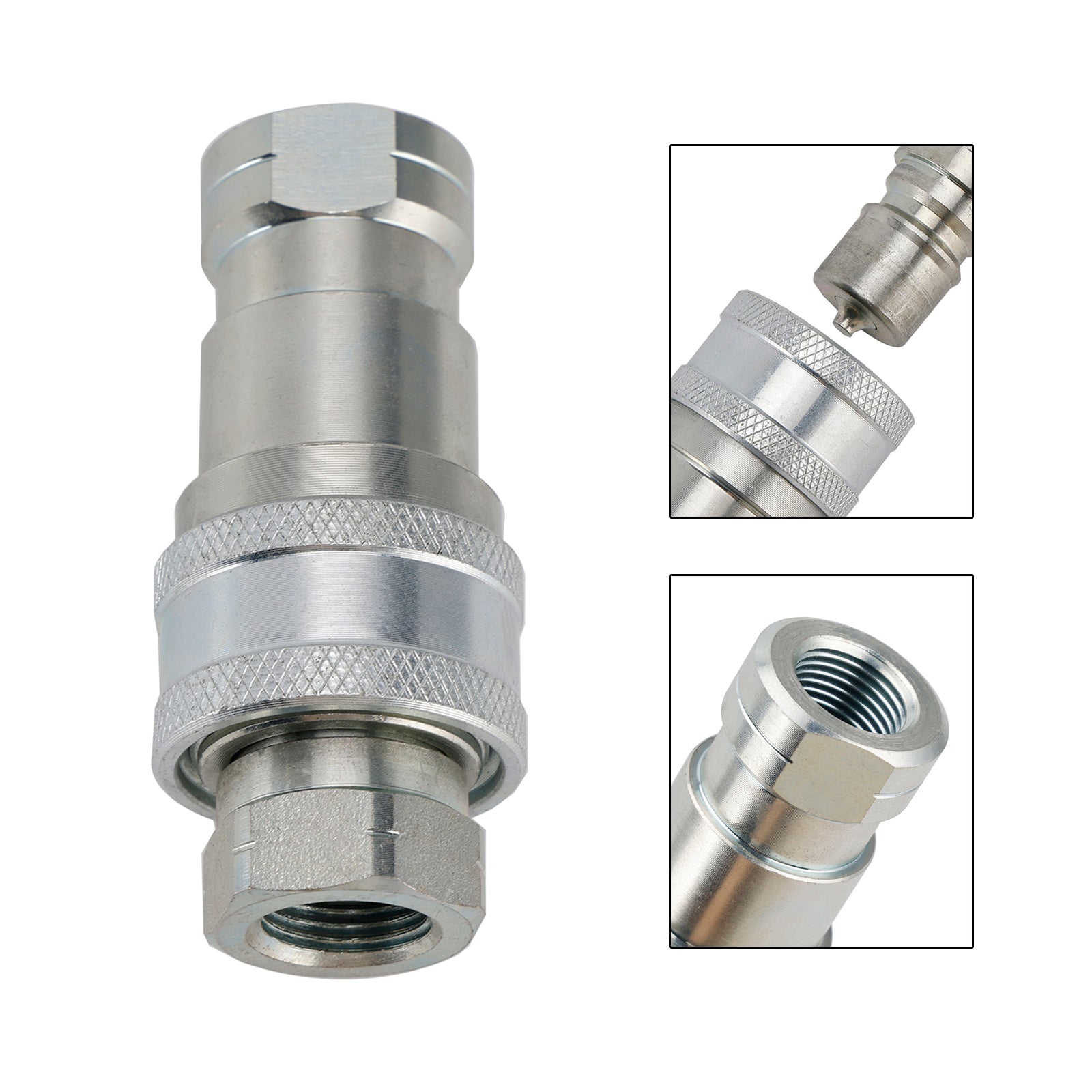 3/8" NPT ISO 7241-B Quick Disconnect Hydraulic Couplings / Couplers