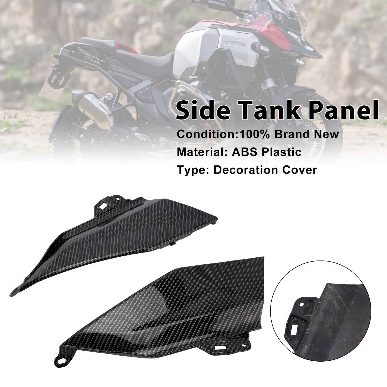 2024-2025 BMW R1300GS Side Gas Tank Middle Panel Fairing Cowl