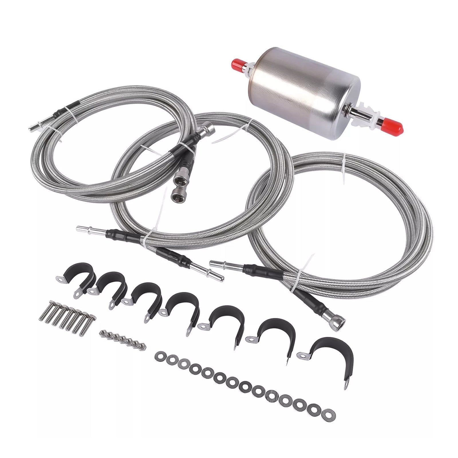 Stainless Steel Braided Fuel Lines Kit 819-840 Quick Fix For 1999-2003 Chevy