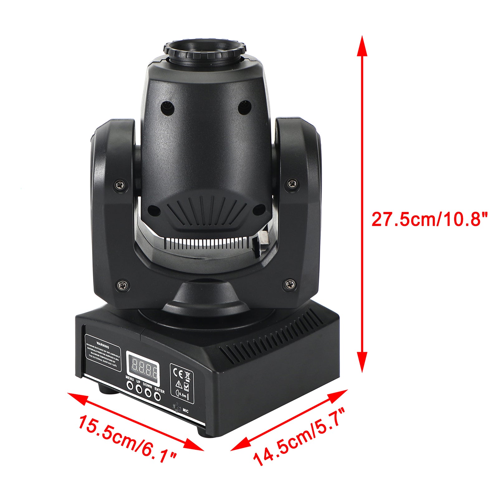 4Pcs Moving Head 8Gobo Stage Lighting RGBW LED DMX Beam Disco Party Light