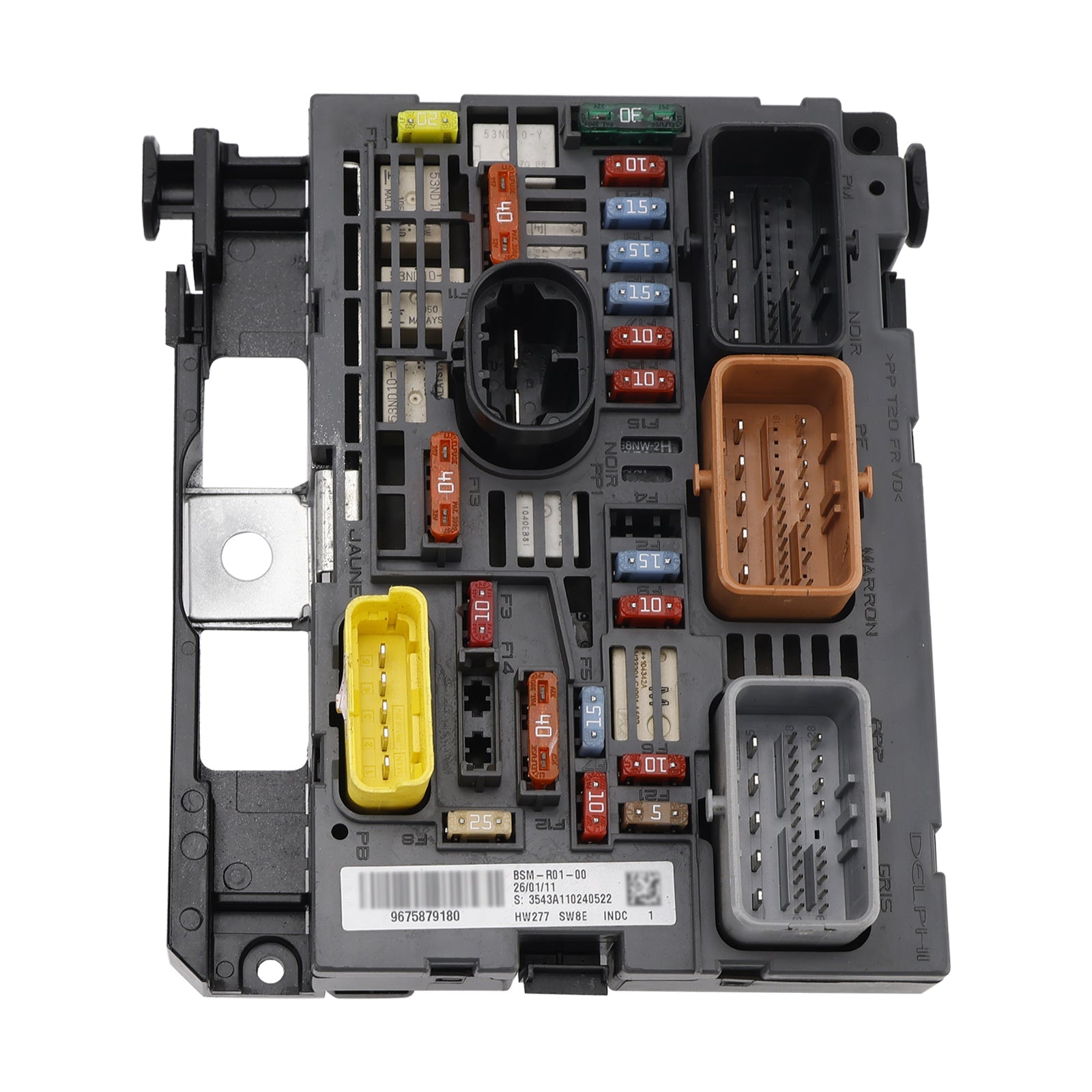 2008-2019 Peugeot Partner Engine Fuse Box BSM 9675879180
