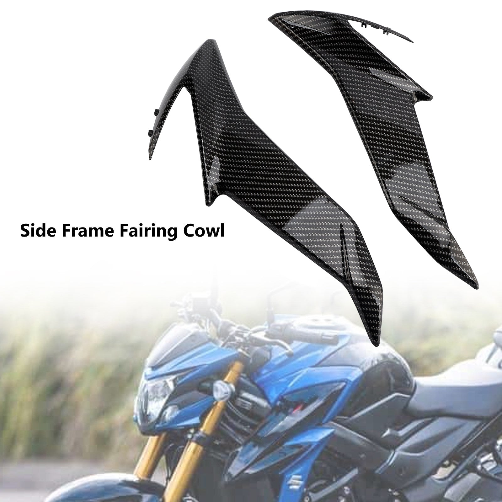 Side Frame Fairing Cowl Radiator Cover For Suzuki GSXS GSX-S750 2017-2021