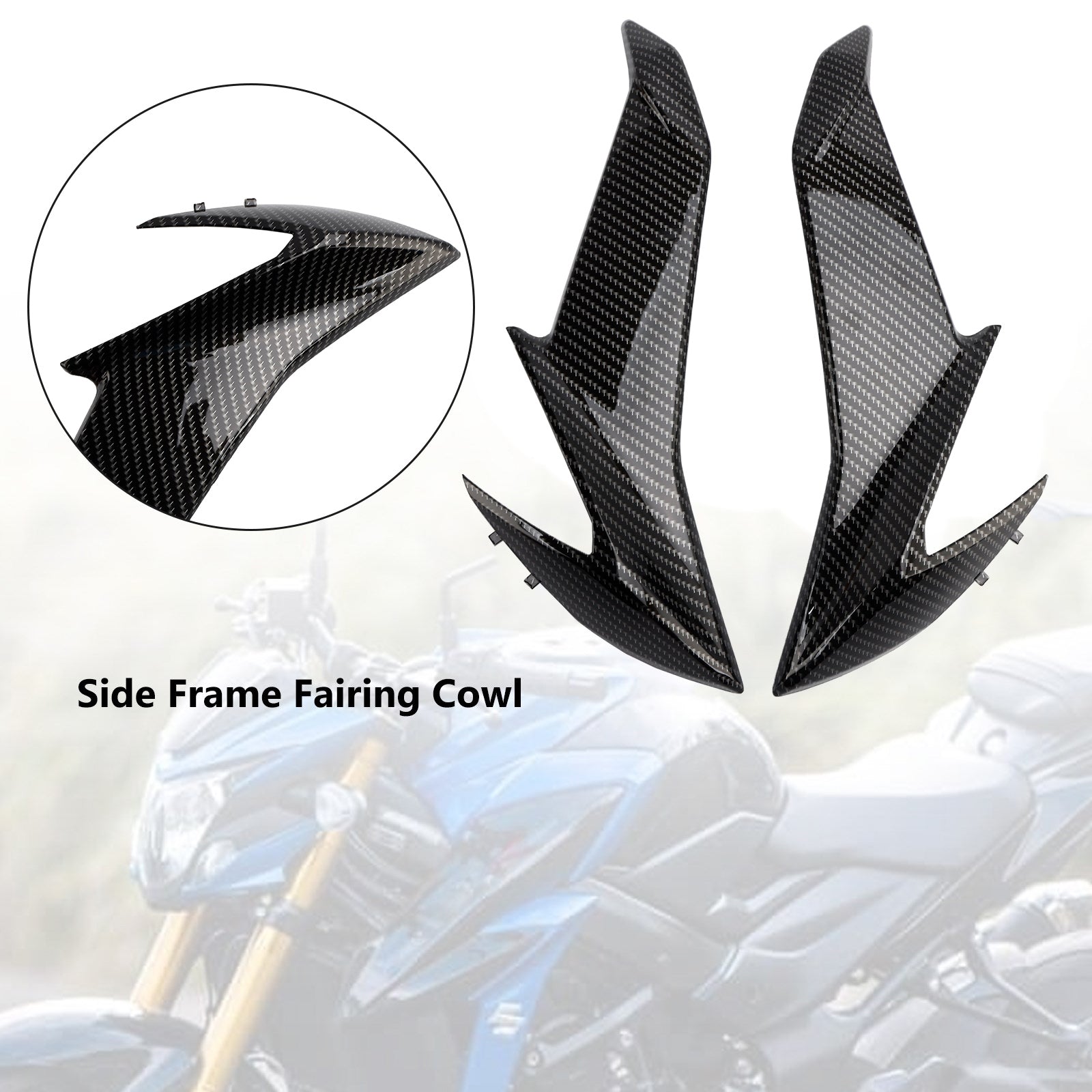 Side Frame Fairing Cowl Radiator Cover For Suzuki GSXS GSX-S750 2017-2021
