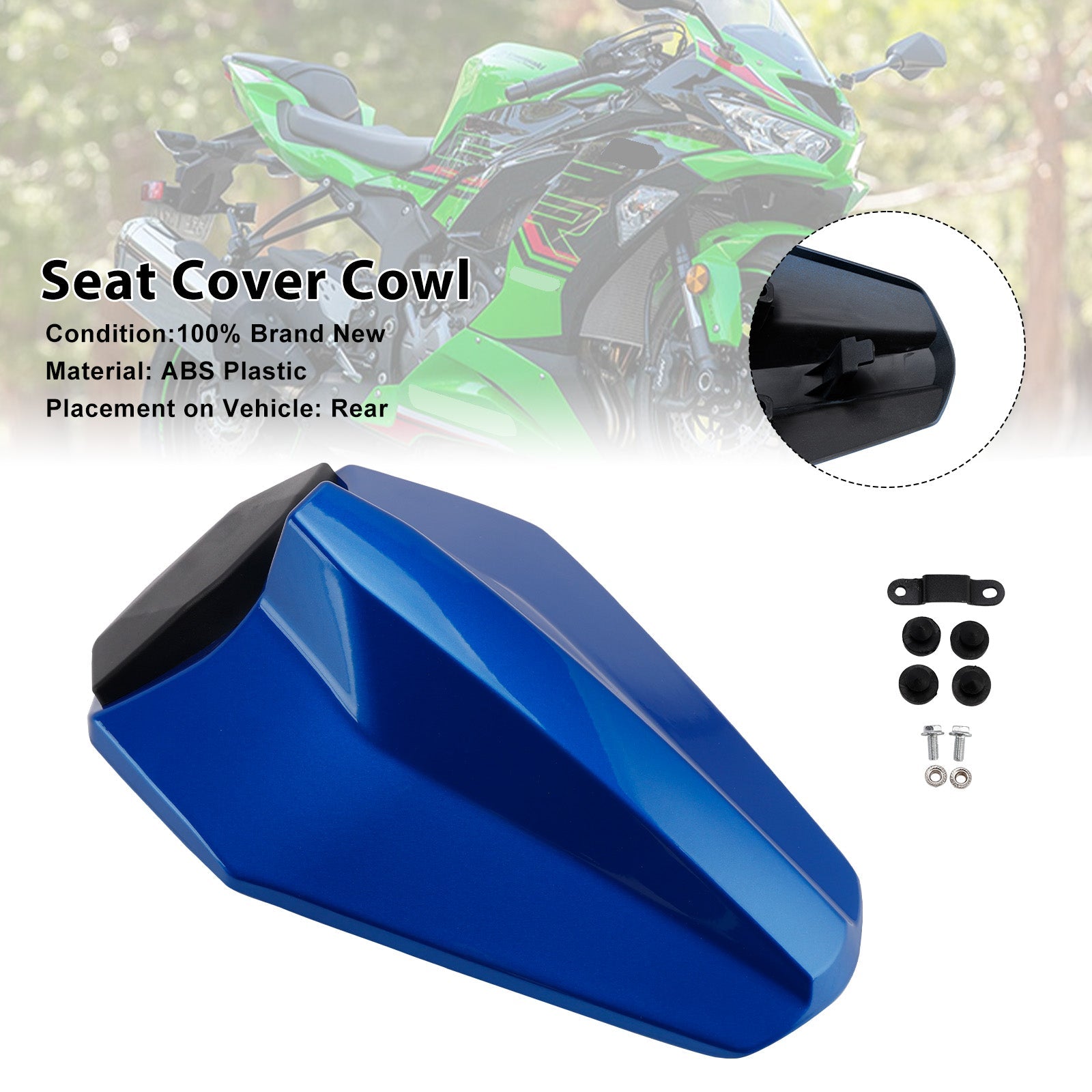 Racing Tail Rear Seat Fairing Cowl for Kawasaki ZX25R ZX4R ZX4RR 2020-2025