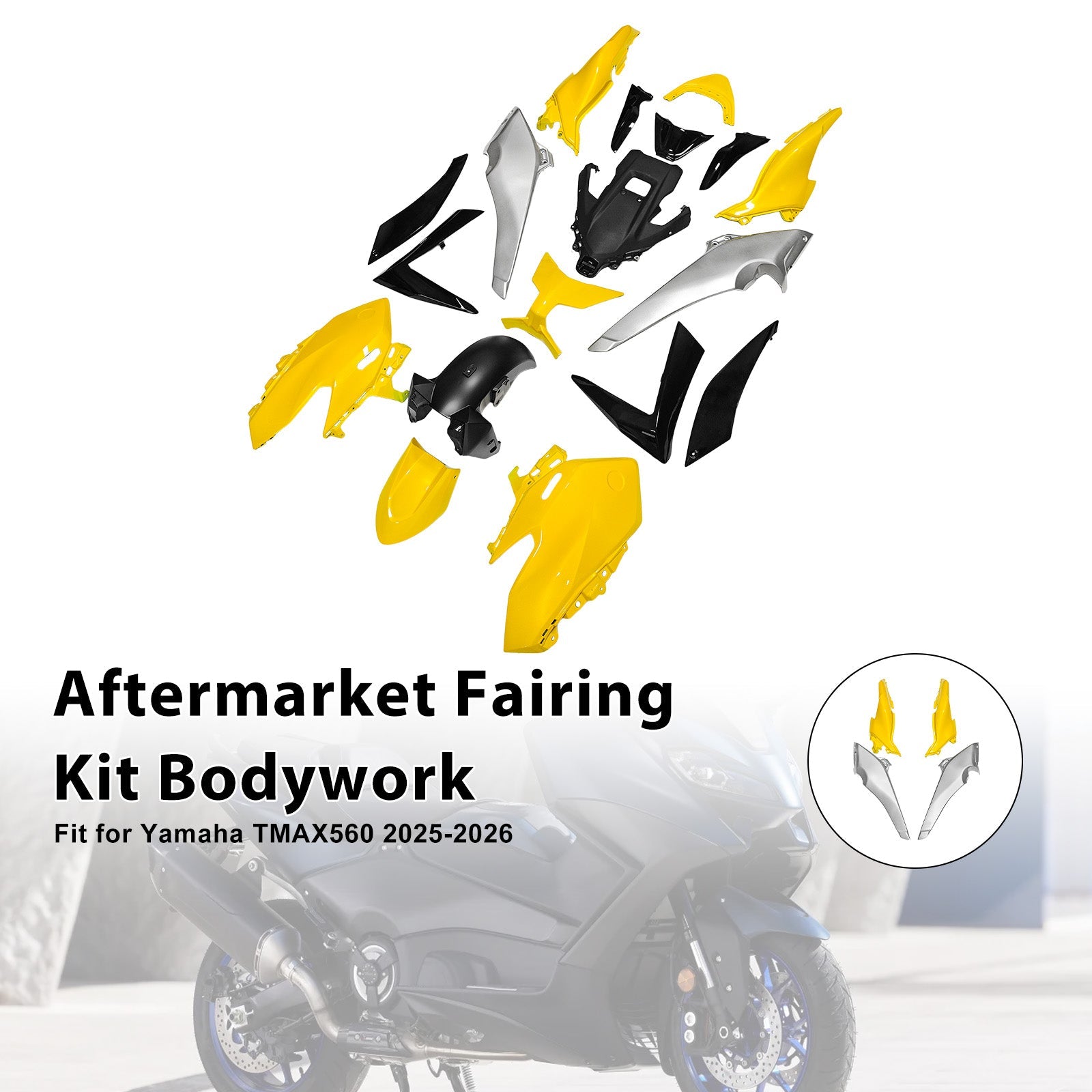2025-2026 for Yamaha TMAX560 Injection Bodywork Fairing Kit