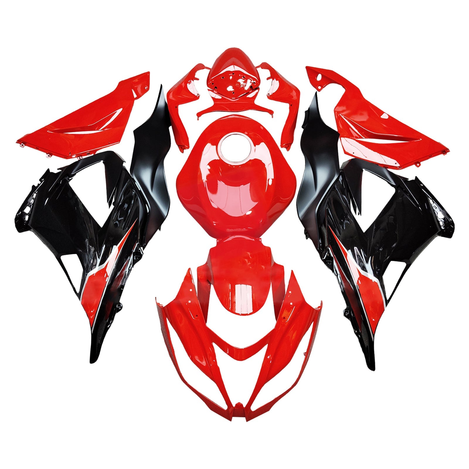 Injection Fairing Kit Bodywork Plastic ABS fit For Kawasaki ZX6R 636 2013-2018