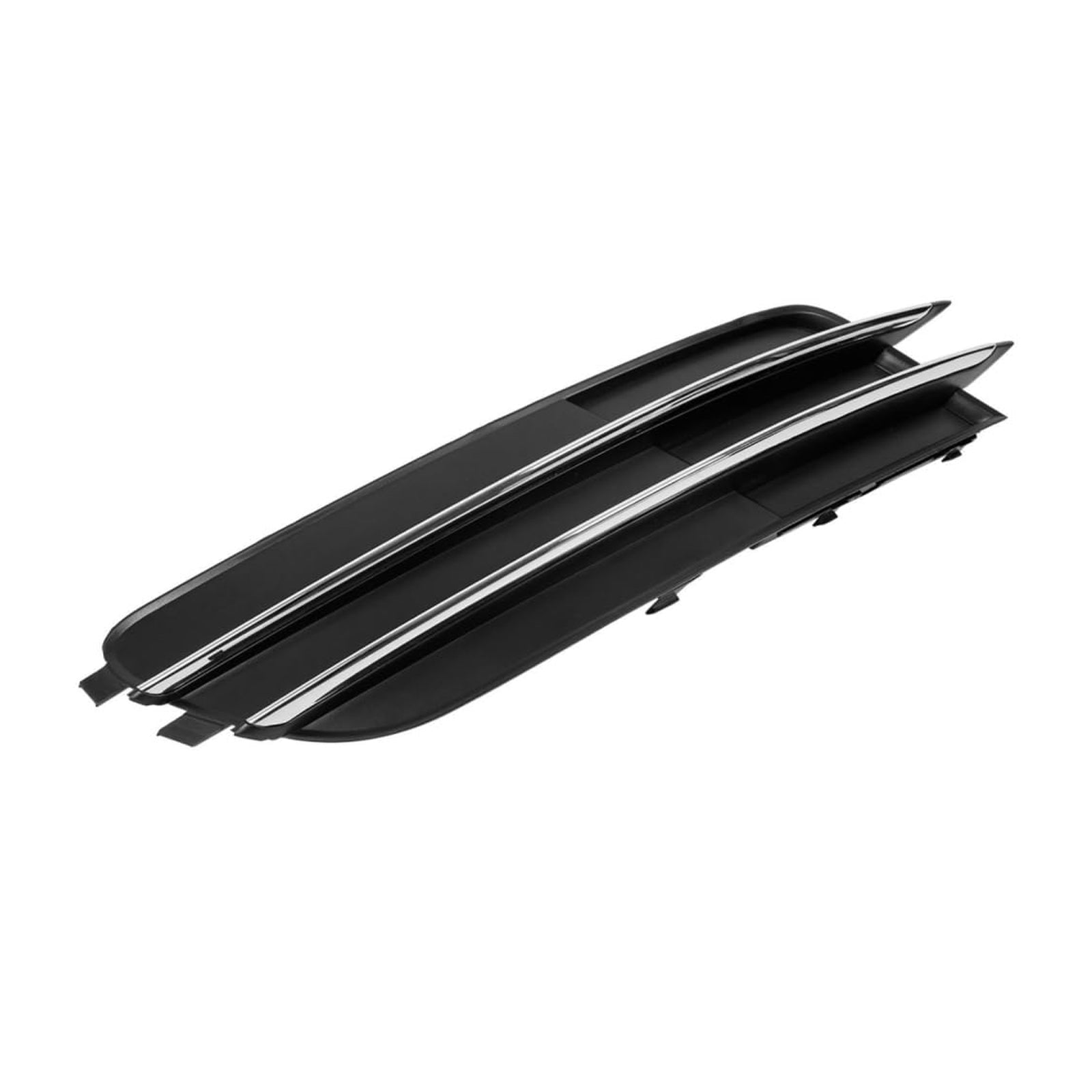 1 Pair Front Bumper Fog Light Grill Cover Bezel For Audi A6 C7 2011-2014