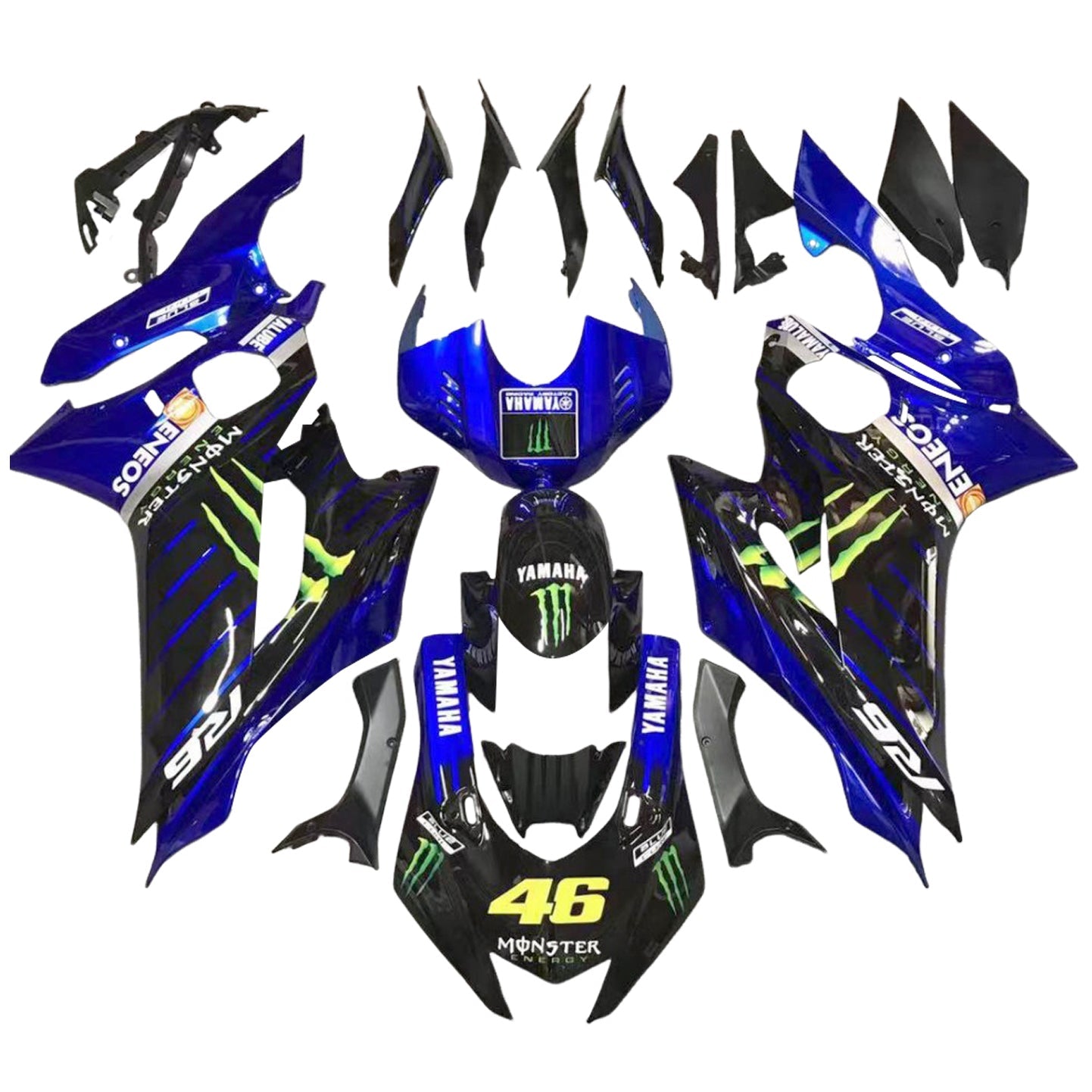 Yamaha YZF-R6 2017-2023 Fairing Kit Bodywork Plastic ABS