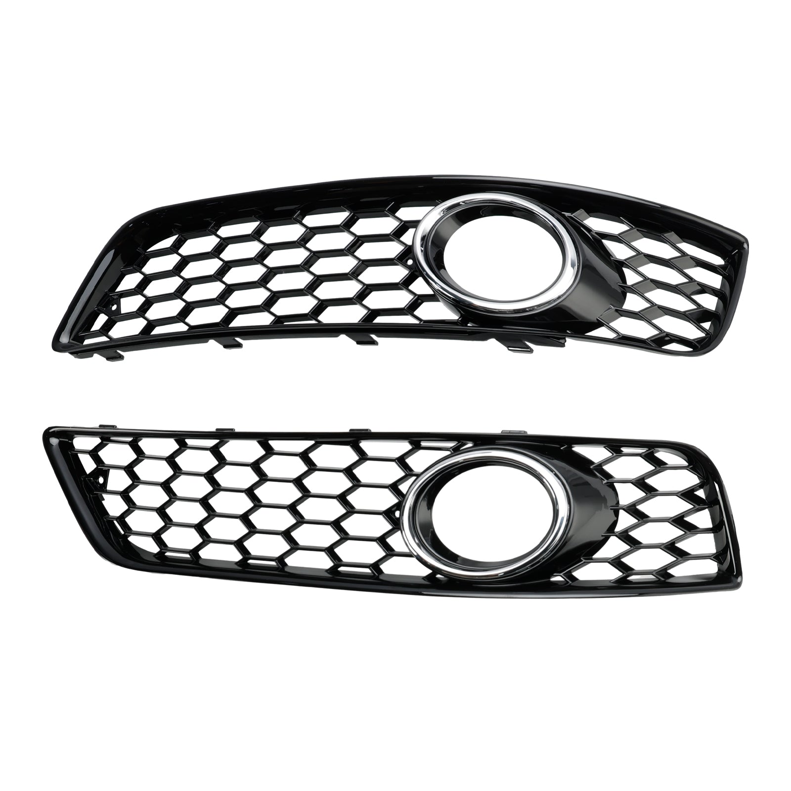 Audi A3 8P 2009-2013 Honeycomb Bumper Front Fog Light Grille Grill Cover