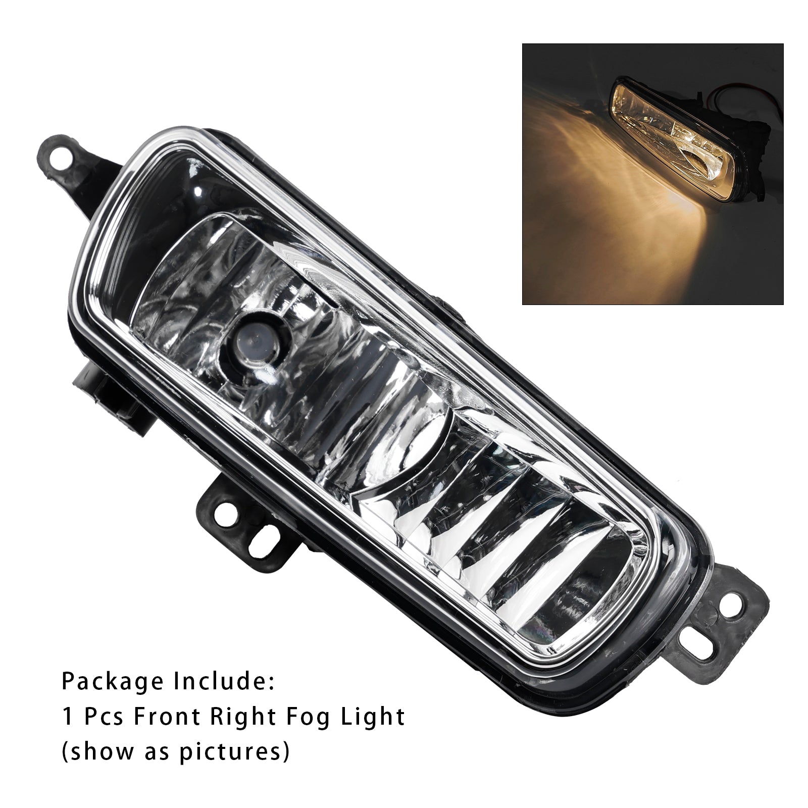 1 Pcs Front Right Fog Light Lamps With Bulbs For Ford Transit MK8 V363 2014-2023