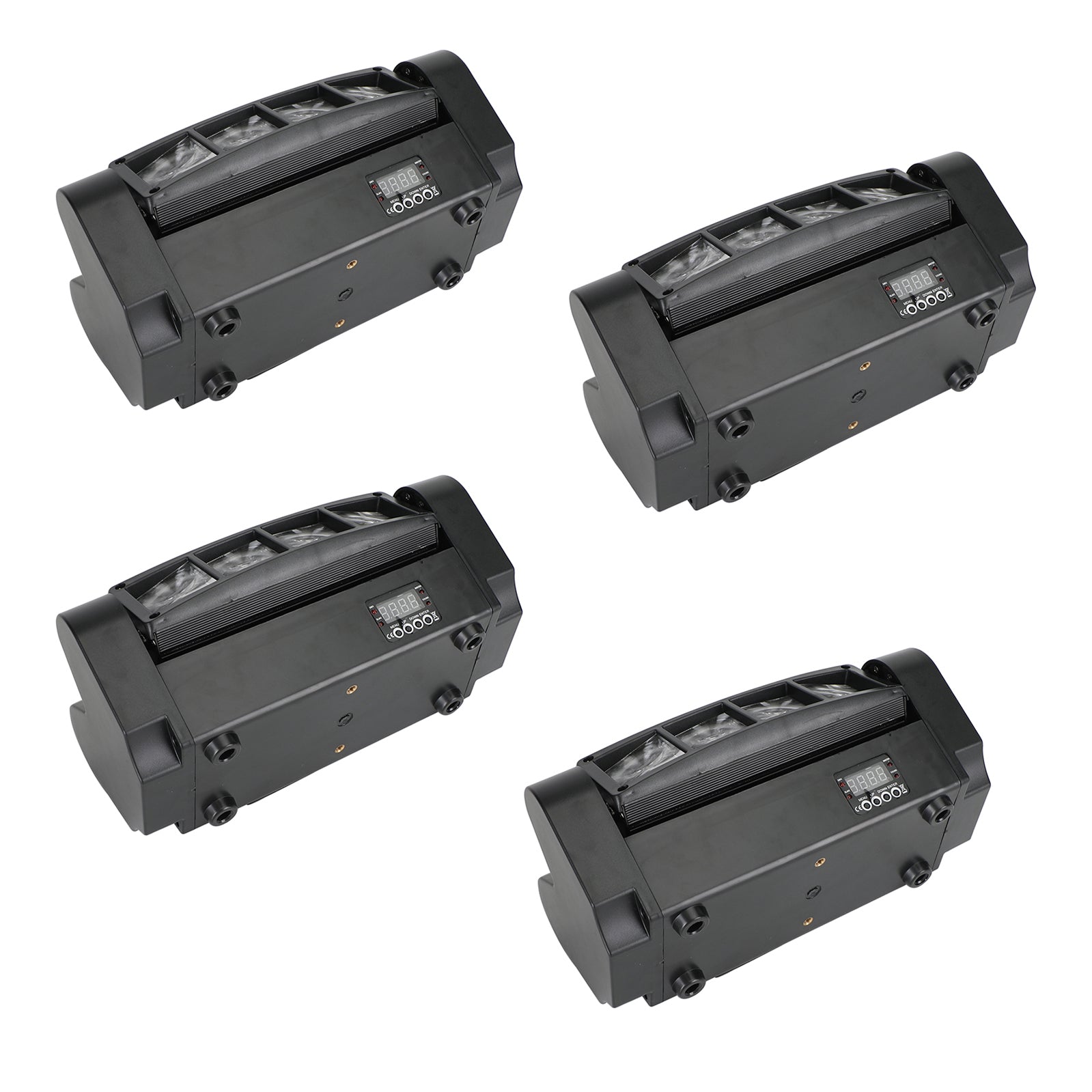 4Pcs 80W 8LED RGBW Spider Moving Head Stage Lighting Beam DMX Party DJ Lighting