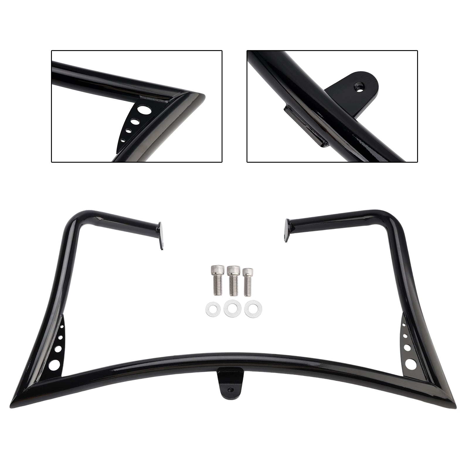 1998-2006 Road King Classic EFI FLHRCI  Engine Guard Frame Anti-Crash Bumper Protector Black