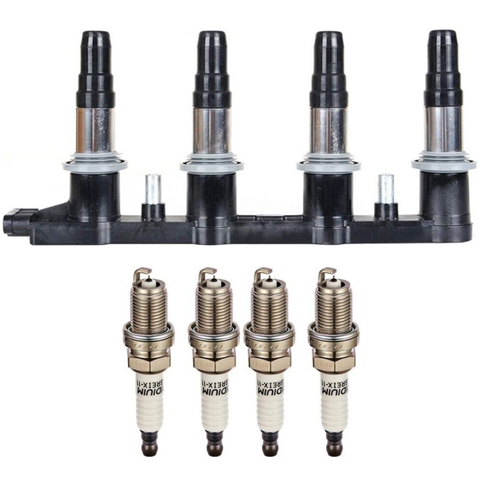 Pontiac G3 1.6L 2009-2010 / Pontiac G3 Wave 1.6L 2009 1x Ignition Coils +4x Spark Plugs 55561655