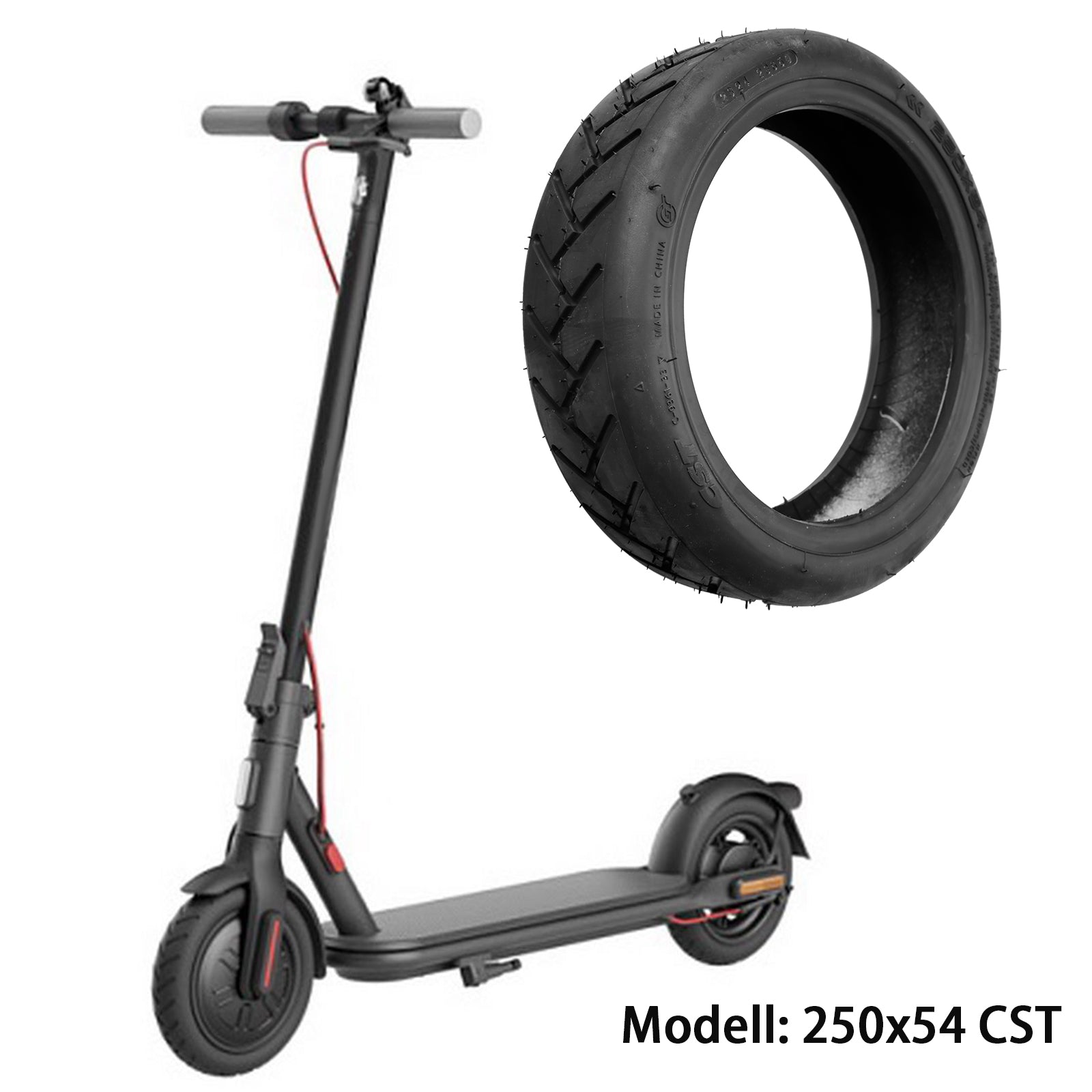 250x54 CST Electric Scooter Tire Tubeless Thickened Tyre For Xiaomi 4/Mi4 Pro