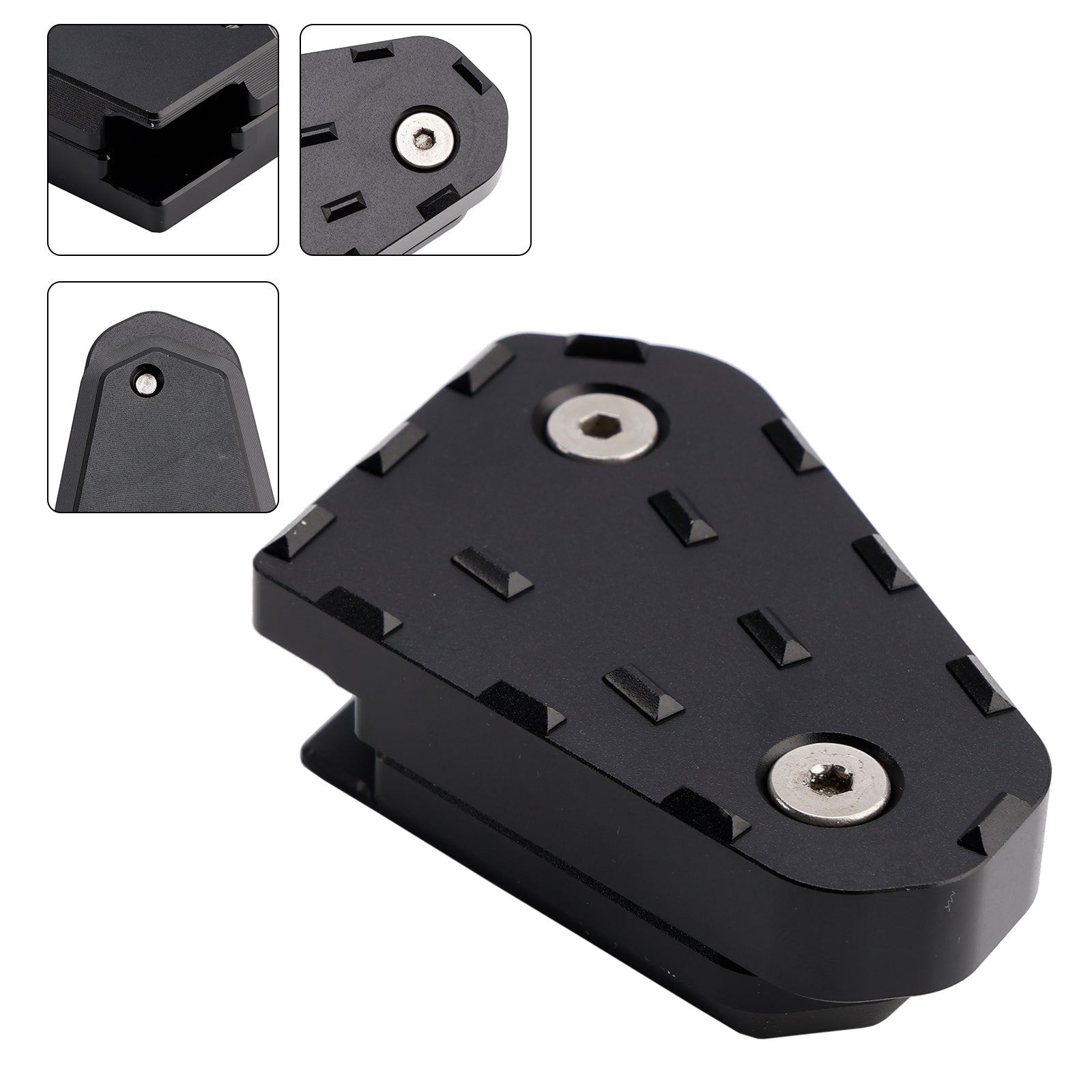 Cnc Brake Pedal Extension Peg Enlarger Pad For Multistrada 950 1200 1260 Silver