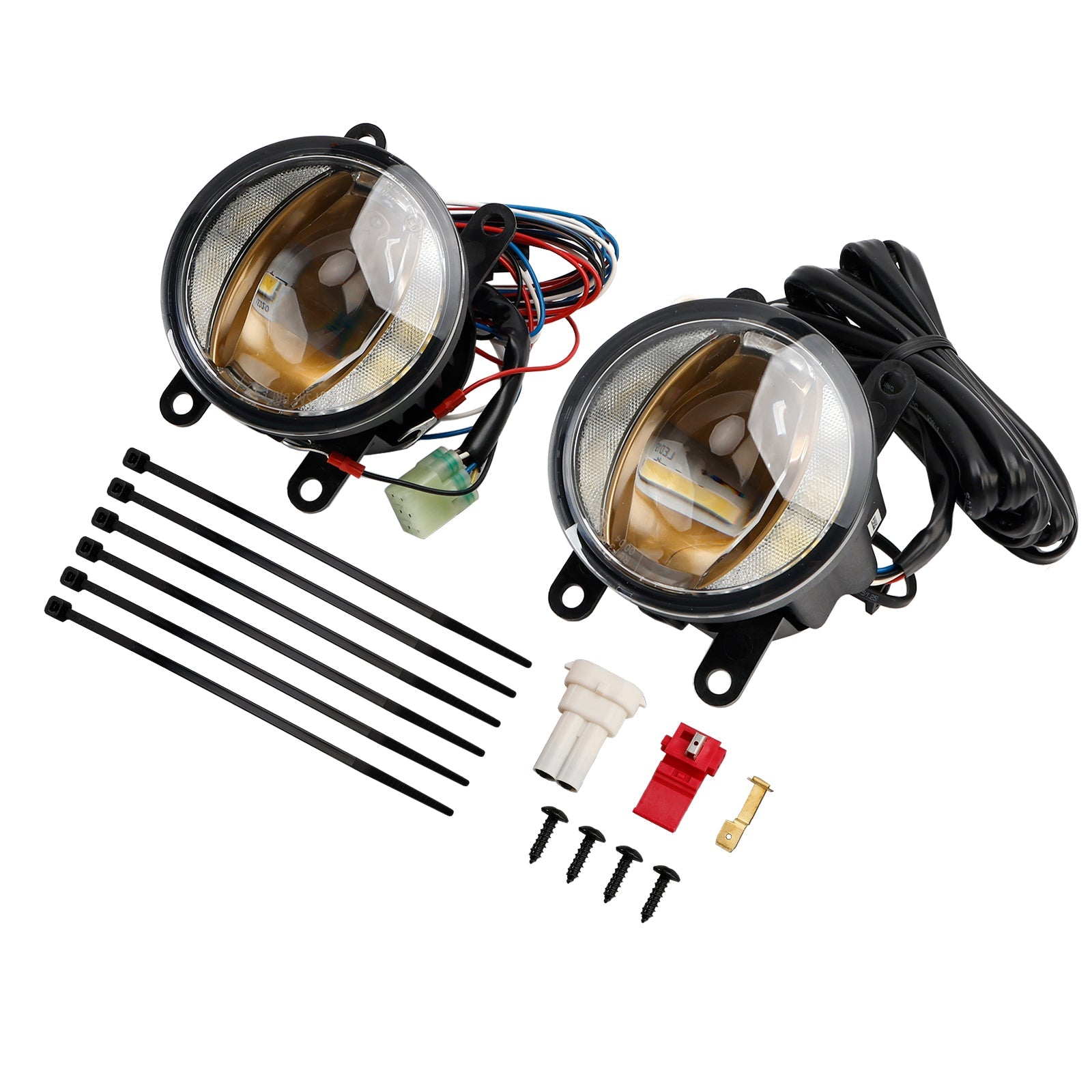 Car Light Ledtiving FOG DRL Gold Edition 90MM 6000K For OSRAM