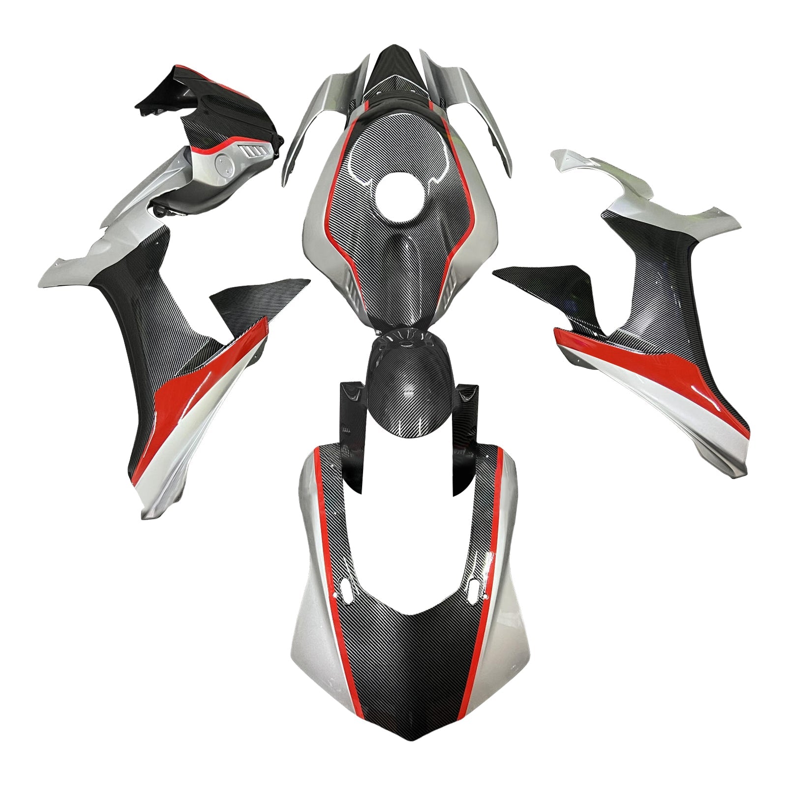 Injection Fairing Kit Bodywork Plastic ABS For Yamaha YZFR1 YZF-R1 2015-2019