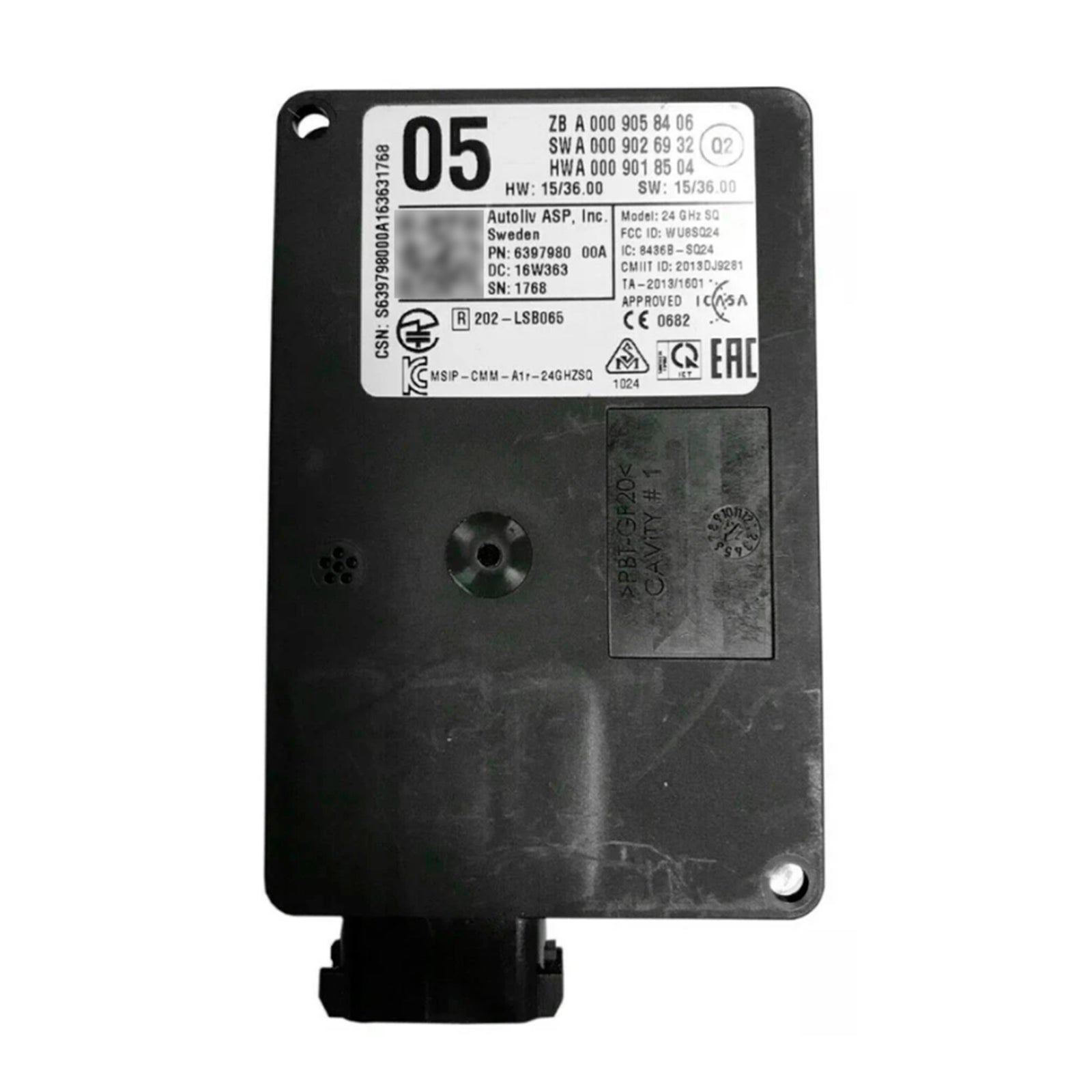 2014-2016 Mercedes W222 Front Radar Sensor Control Unit A0009058406