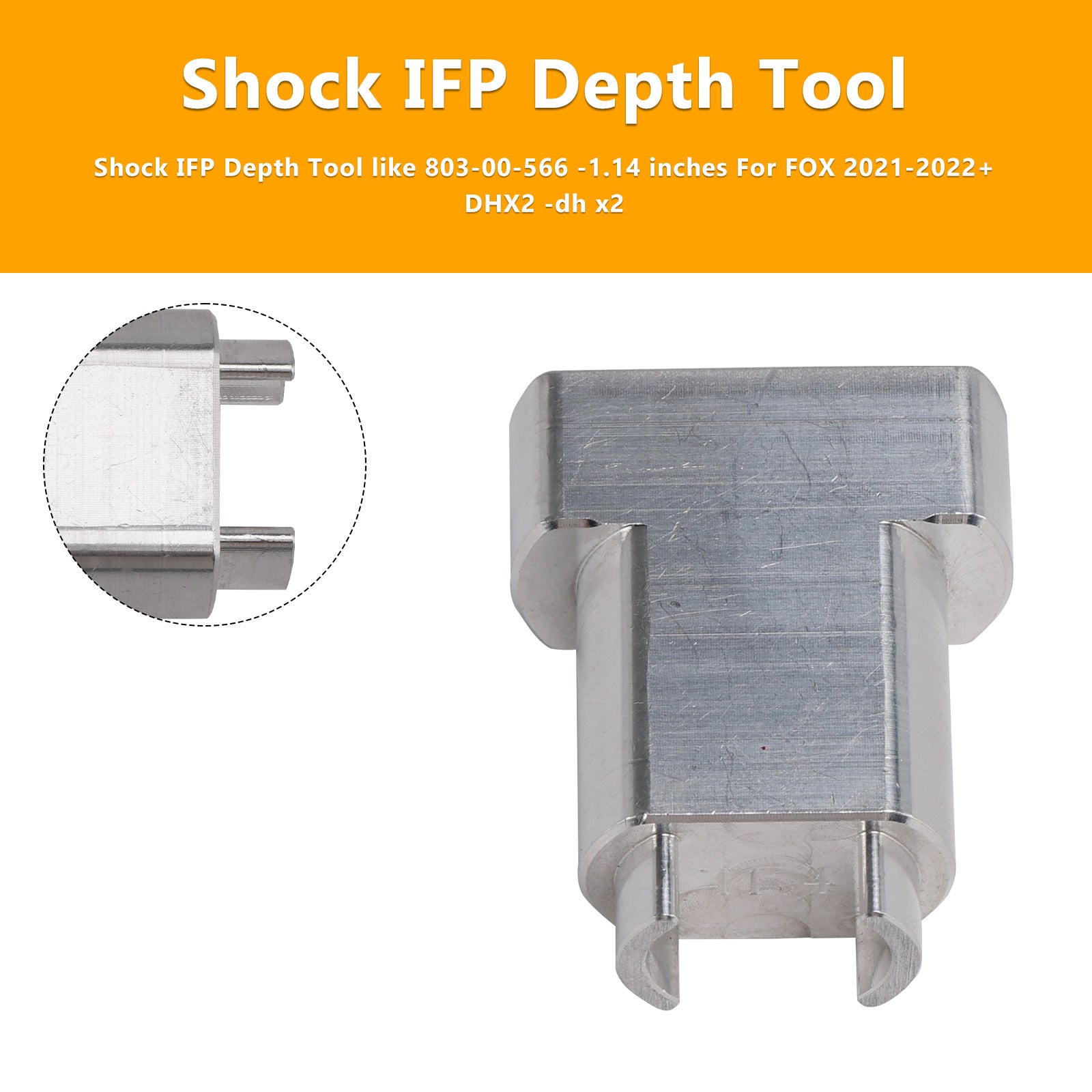 Shock IFP Depth Tool like 803-00-566 -1.14" For FOX 2021-2022+ DHX2 -dh x2
