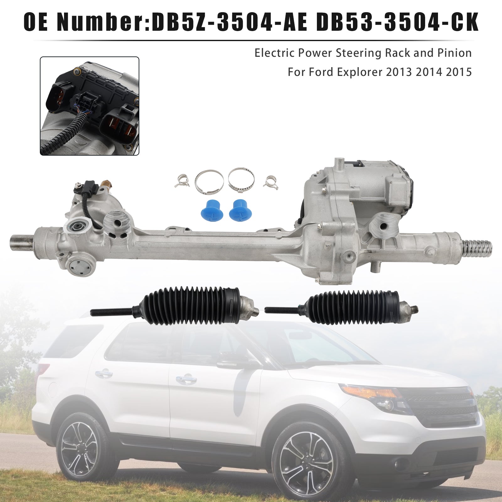 2013-2015 Ford Explorer Electric Power Steering Rack and Pinion DB5Z-3504-AE