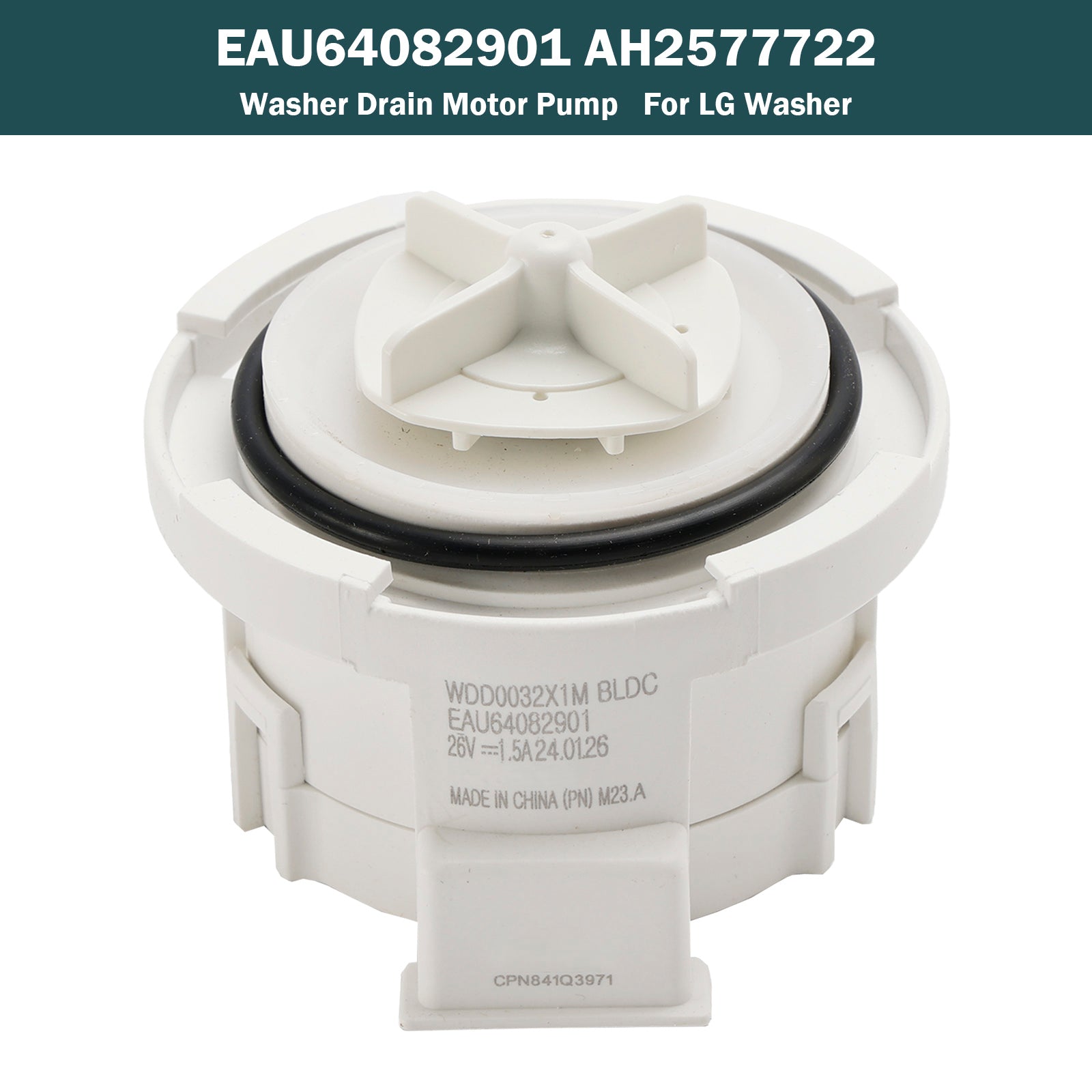 EAU64082901 AH2577722 Washer Drain Motor Pump for LG Washing Machine