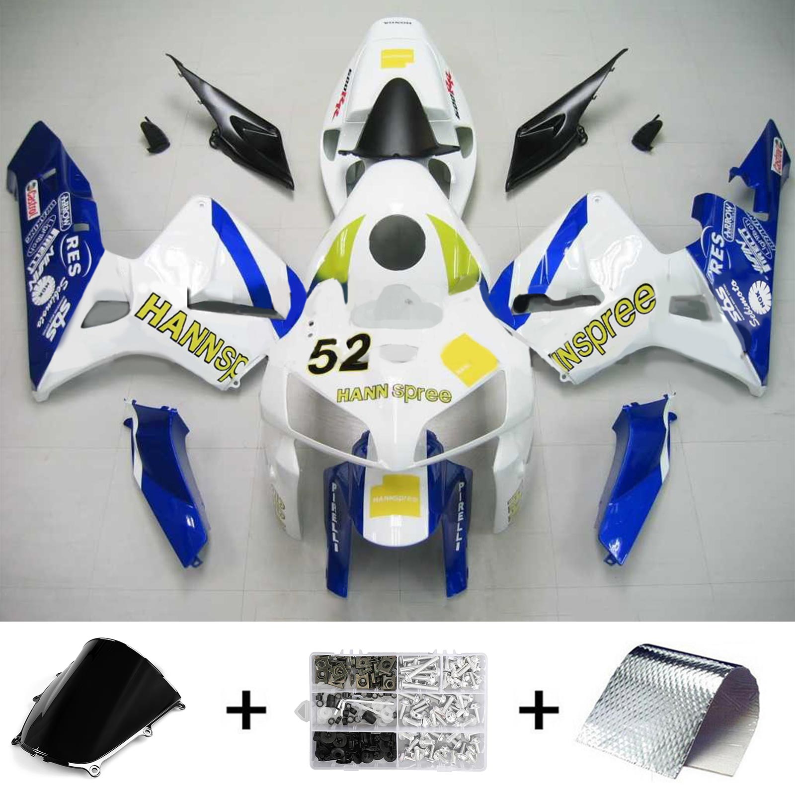 Honda CBR600RR 2005-2006 F5 Fairing Kit Bodywork Plastic ABS