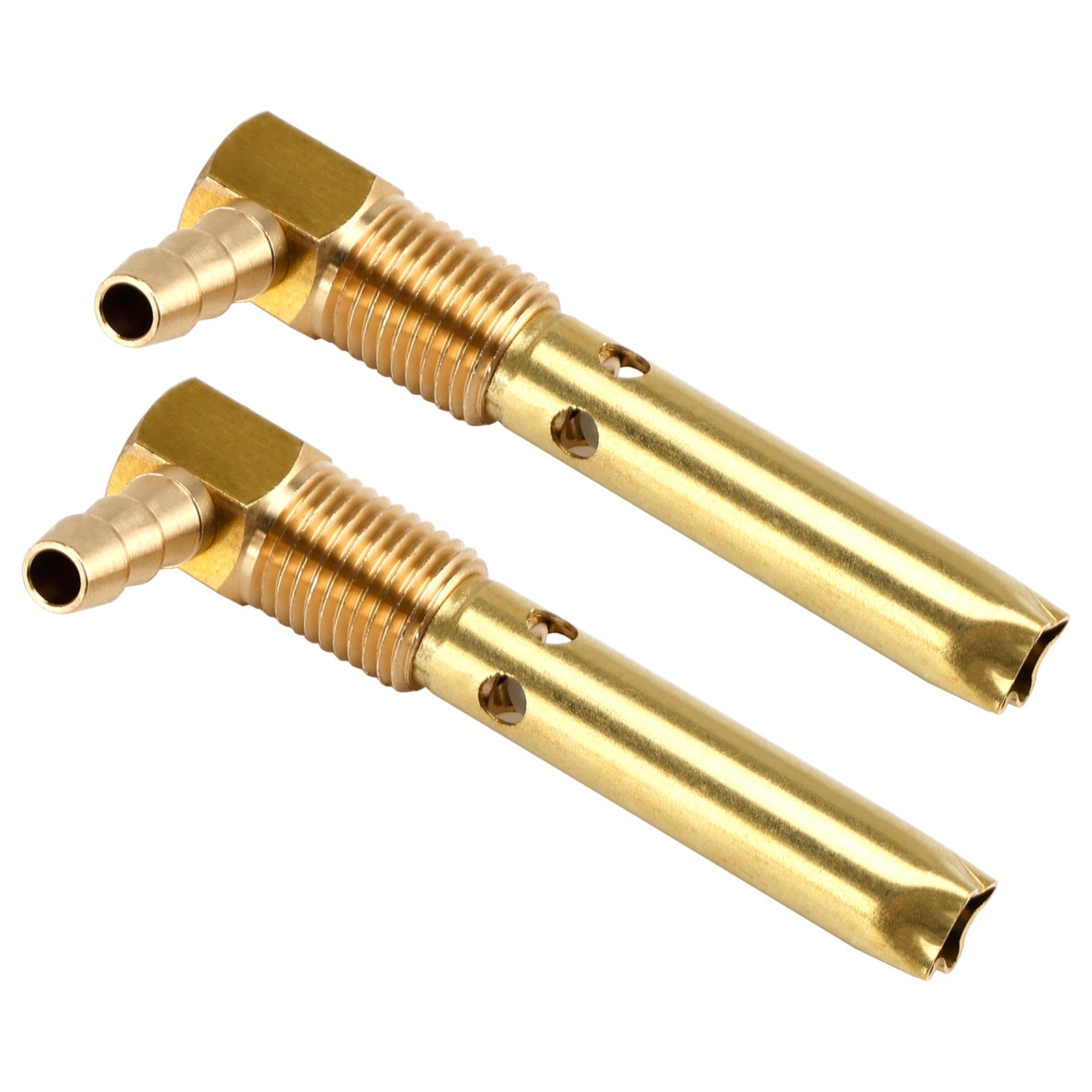 2x 1/4" ID Hose Fuel Tank Vent 1/4"-18NPTF Thread For Both small and large tanks