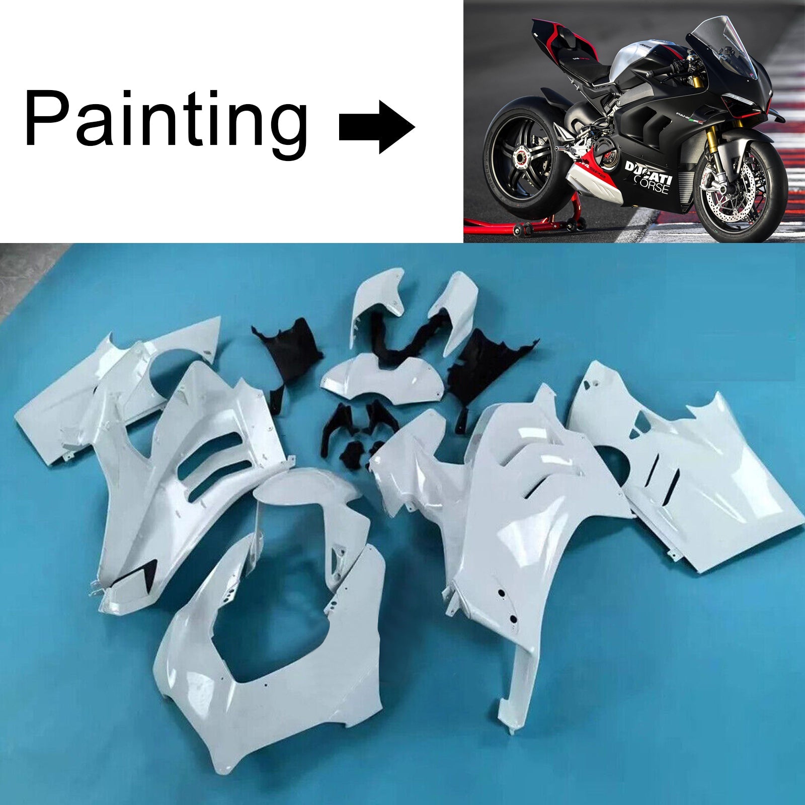 Ducati Panigale V4/V4S 22-24 V4SP/V4R 23-24 Fairing Kit Bodywork