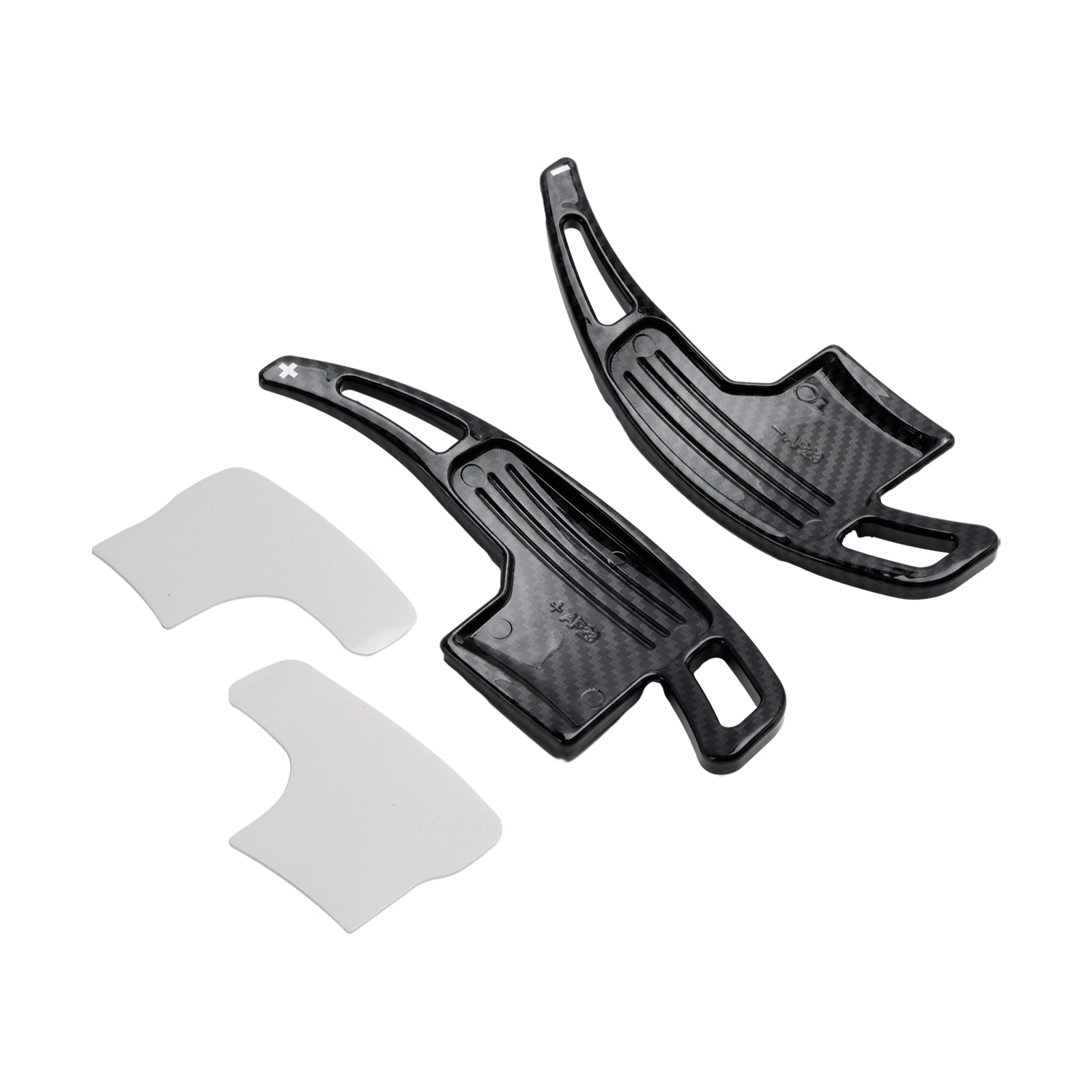 Carbon Style Paddle Shifter Trim Accessories fit Ford Mustang 2015-23 Black