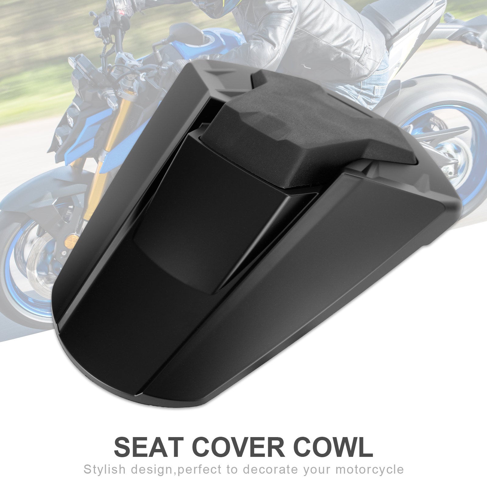 Rear Seat Cover Cowl Fairing For Suzuki GSXS 1000 GSX-S1000 2021-2024 Matt Black