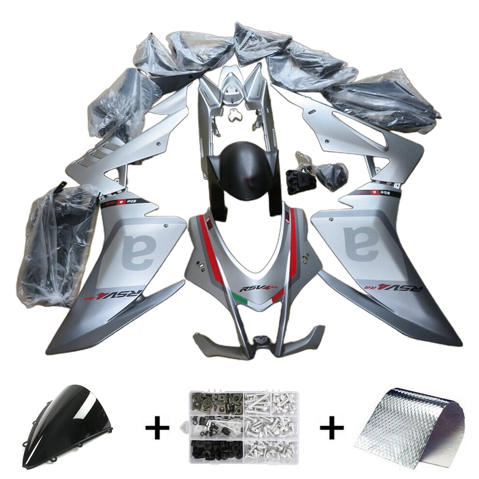 Amotopart Aprilia RSV4 1000 2009-2015 Fairing Kit Bodywork Plastic ABS