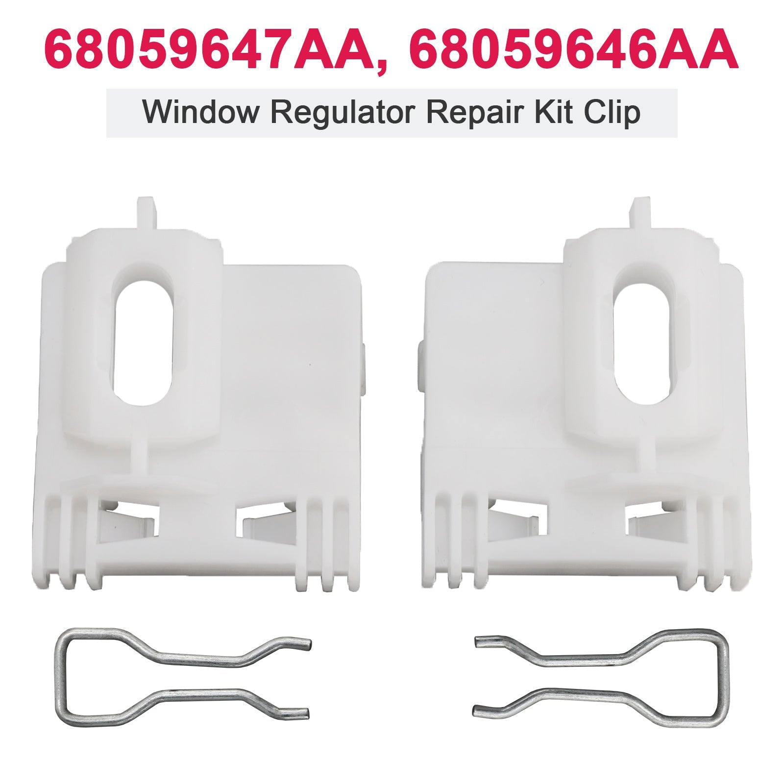 Window Regulator Repair Kit Clip Rear Left and Right for Jeep Liberty 2002-2006