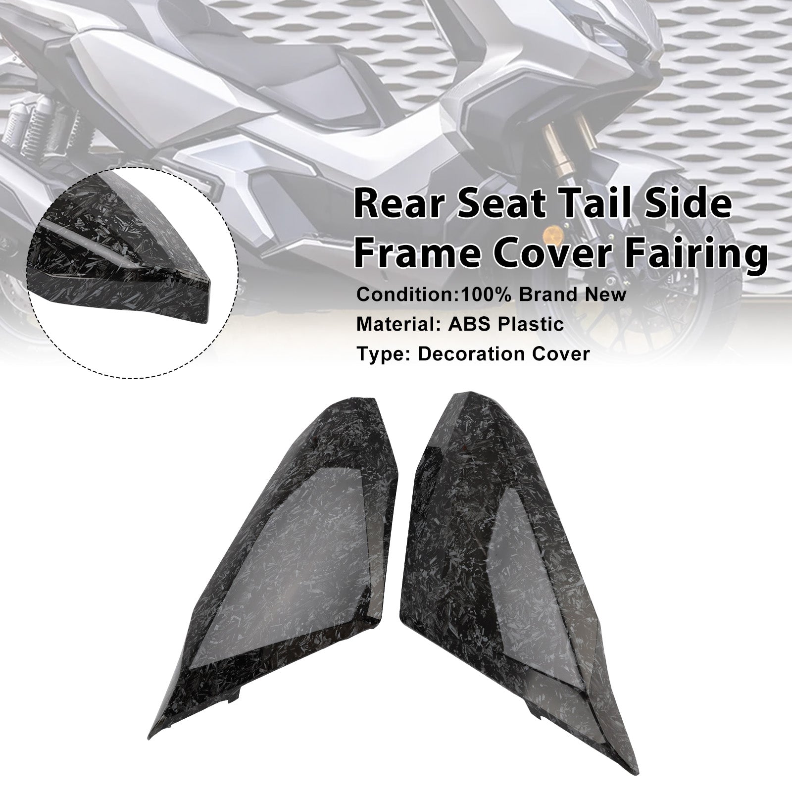 2022-2025 Honda ADV 350 Rear Seat Tail Side Frame Cover Fairing