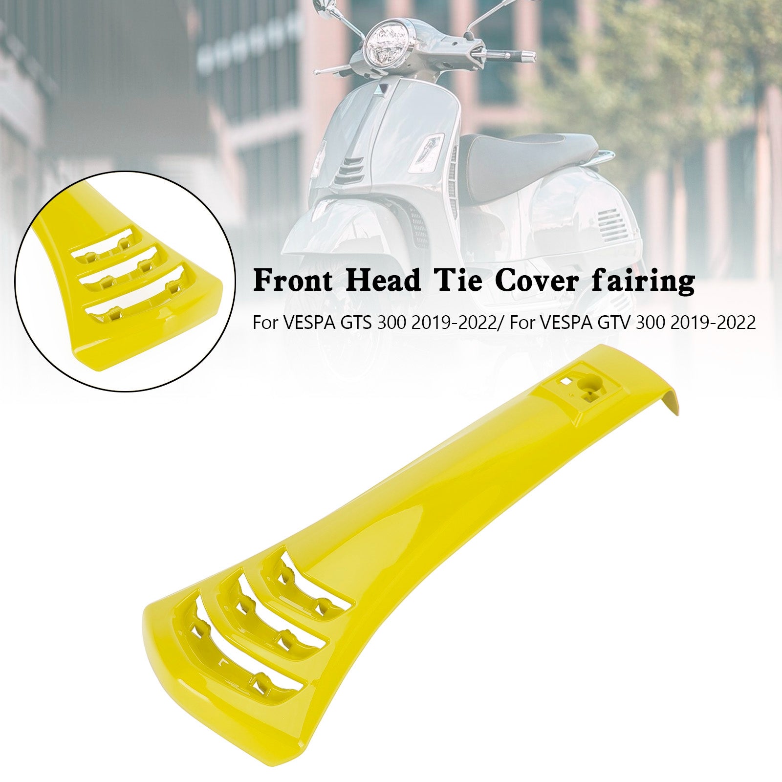 2019-2022 Vespa GTS300 GTV300 Steering Horn Head Cover fairing Tie