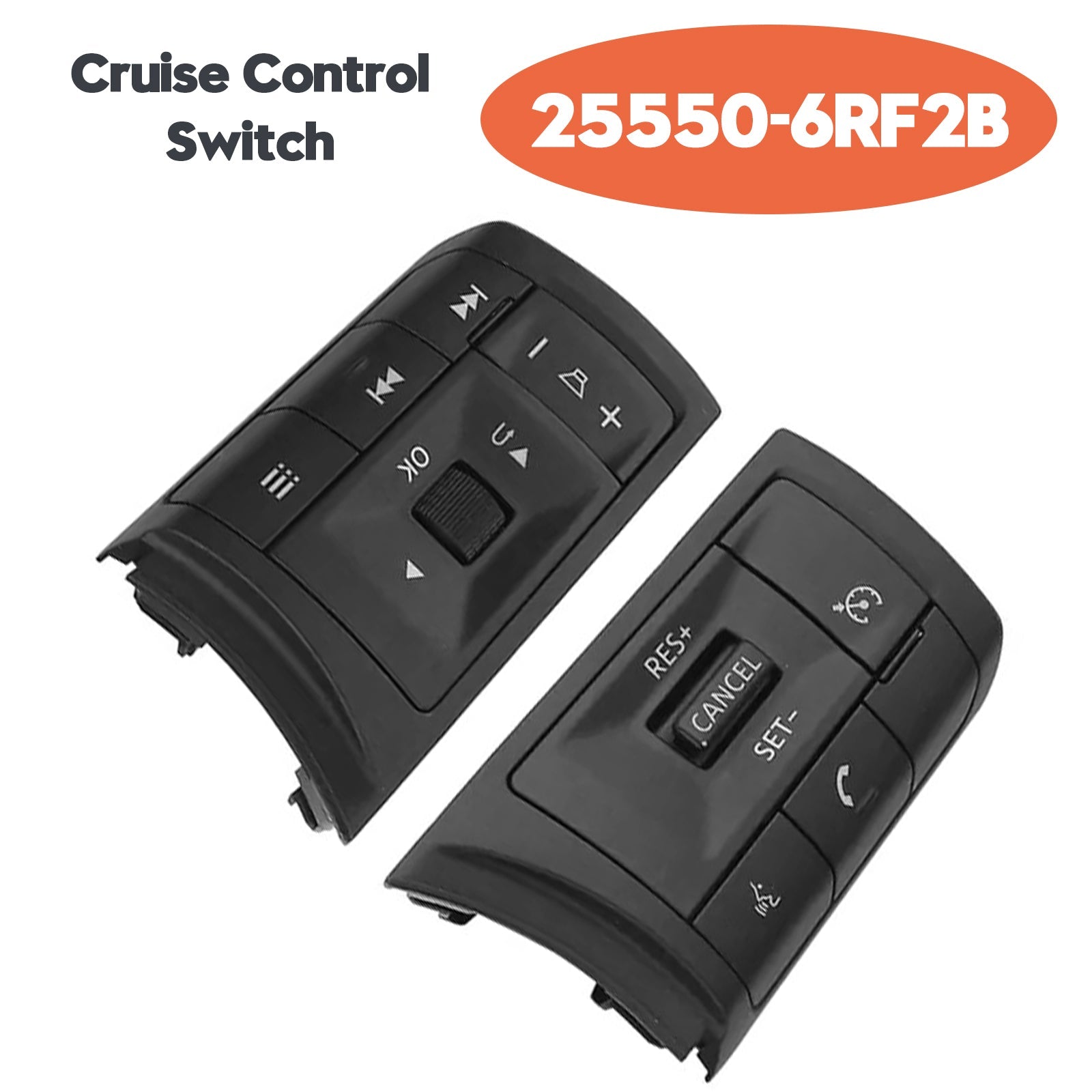 2021-2024 Nissan Rogue Pathfinder Cruise Control Switch 25550-6RF2B