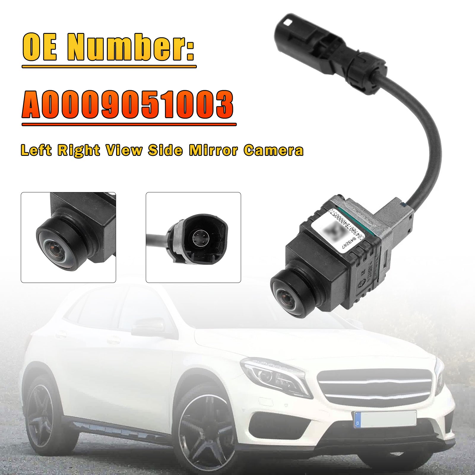 2008-2012 For MERCEDES-BENZ GLK-CLASS (X204) Left Right View Side Mirror Camera A0009051003