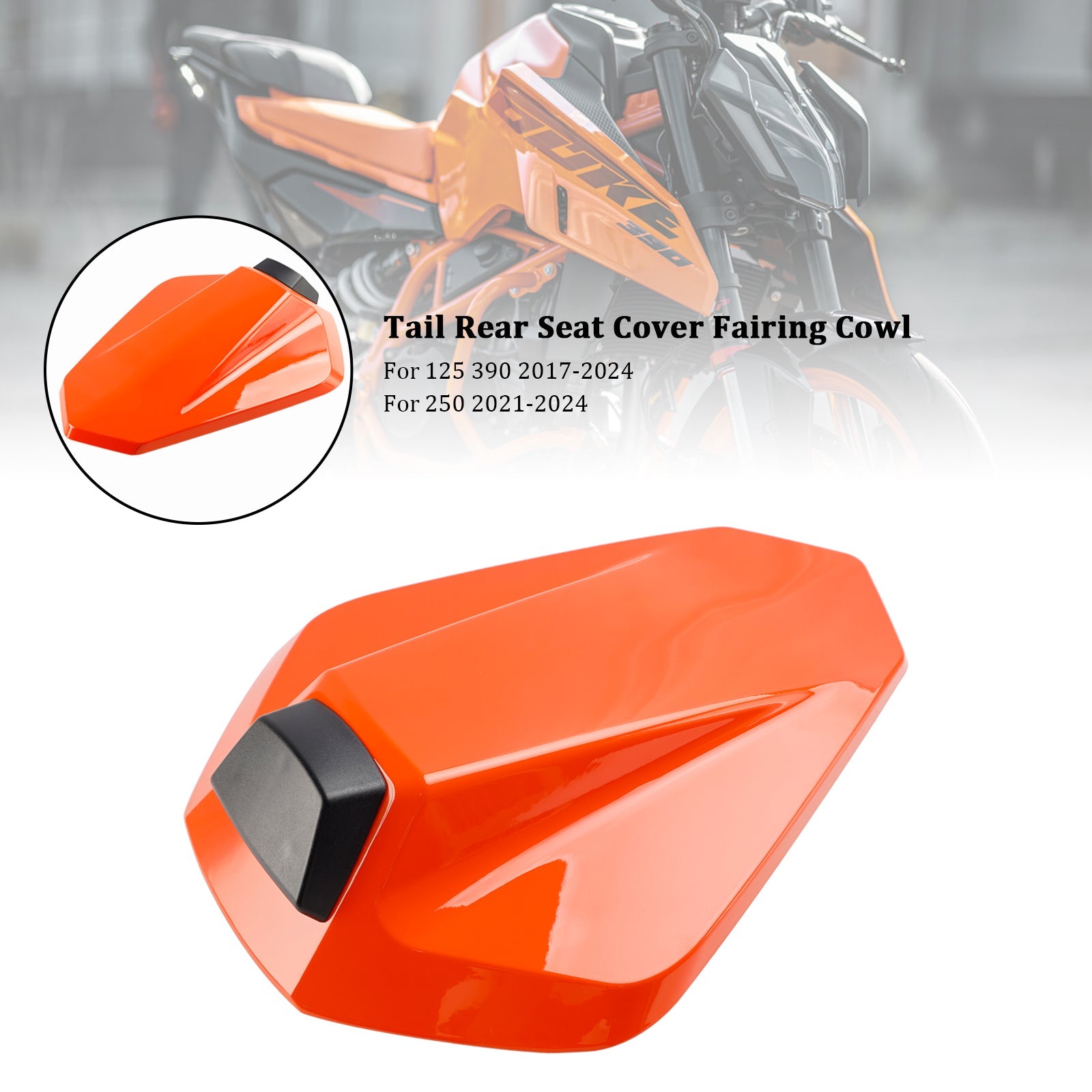 Tail Rear Seat Cover Fairing Cowl For 125 250 390 2017-2024