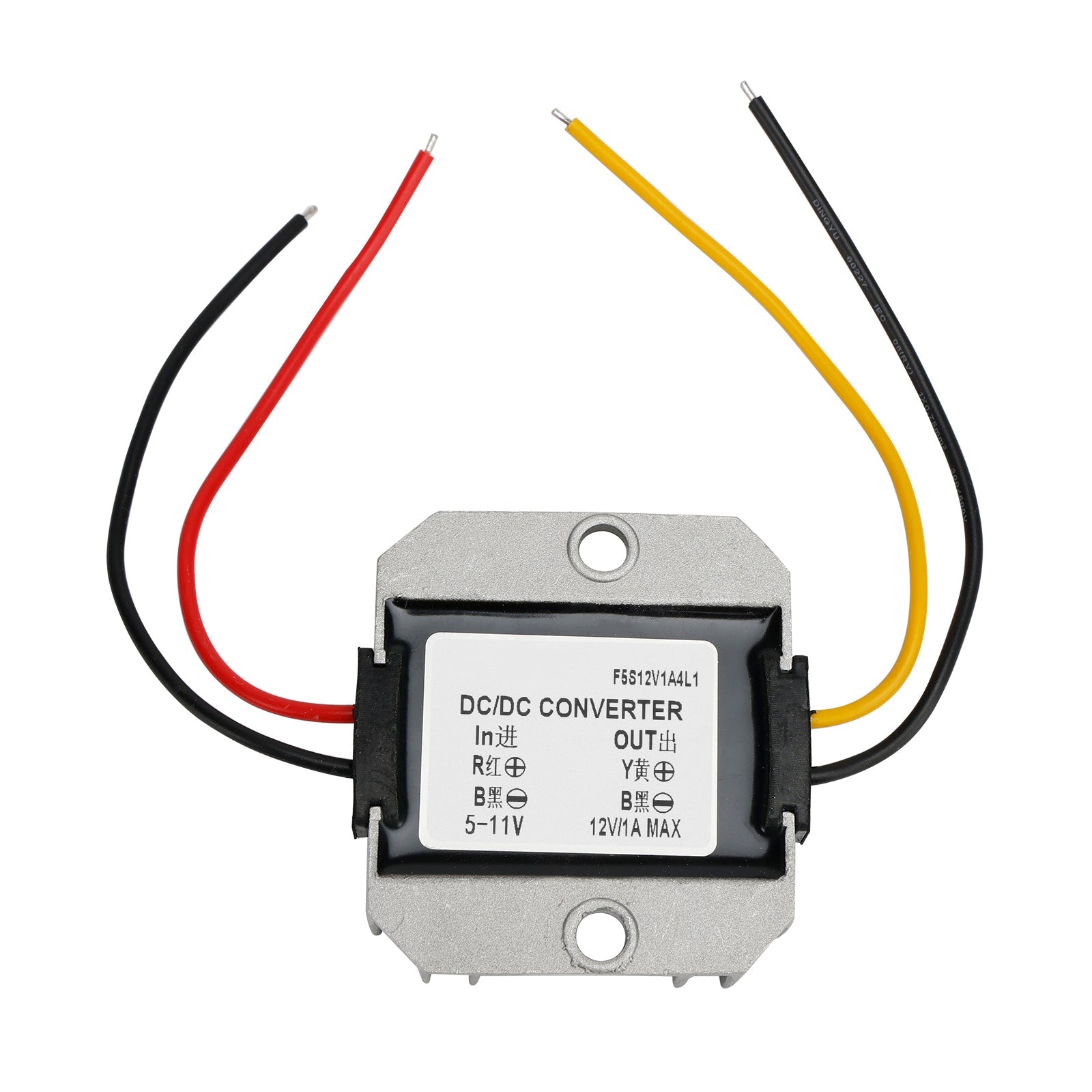 Waterproof DC 6V to 12V 1A 12W Step-Up Power Supply Converter Regulator