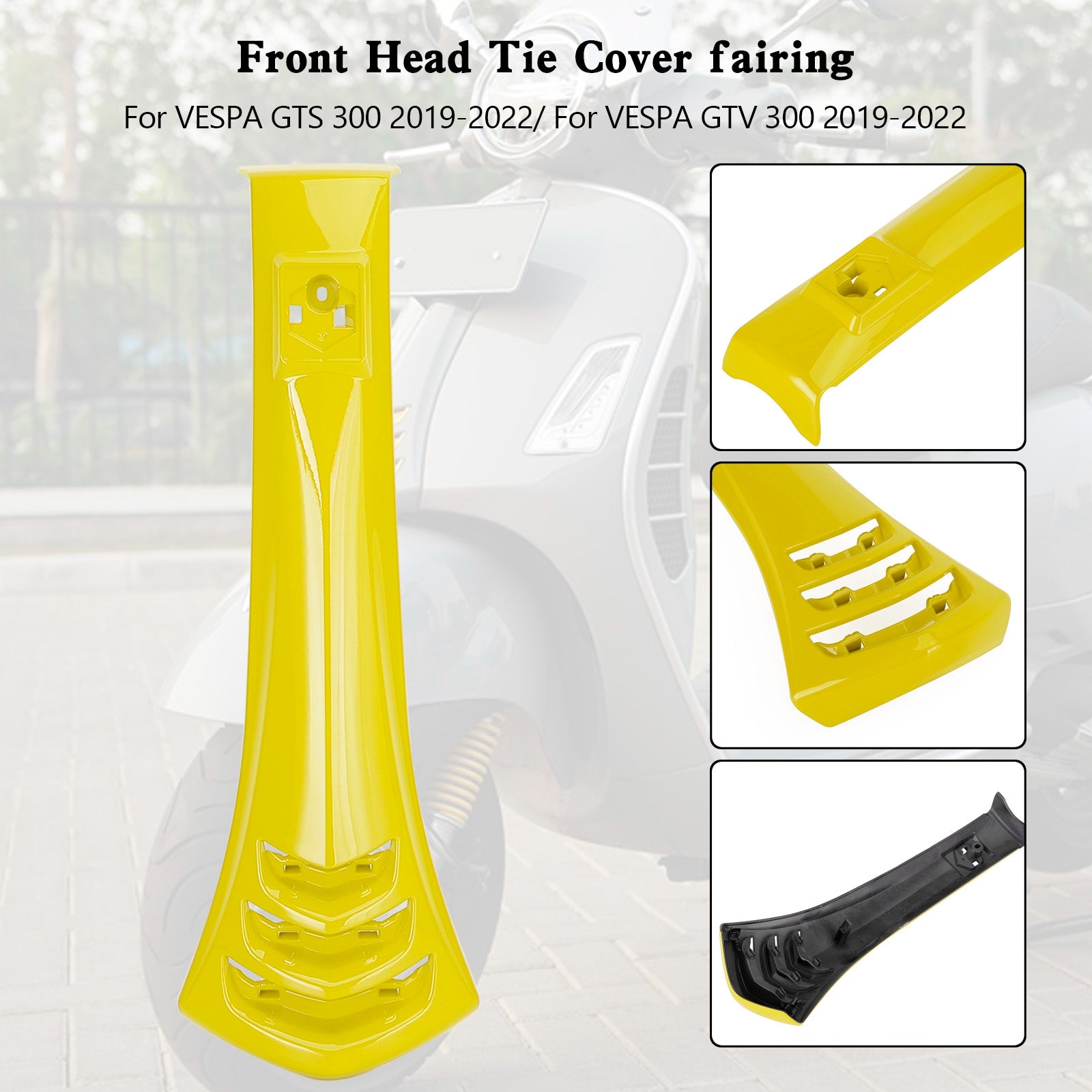 2019-2022 Vespa GTS300 GTV300 Steering Horn Head Cover fairing Tie