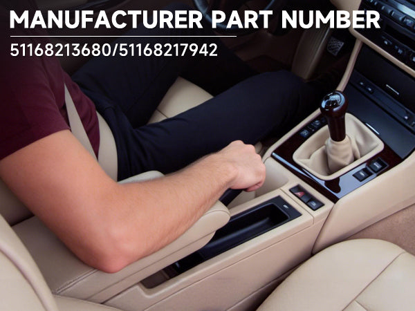 2002-2006 BMW E46 325i 328i Center Console Armrest Trim Base For Left Hand Drive