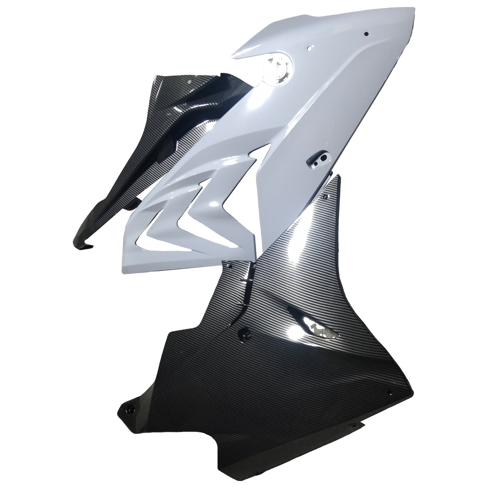 Injection Carbon Fiber Grey Fairing Kit Bodywork Plastic ABS fit For 2017-2018 BMW S1000RR