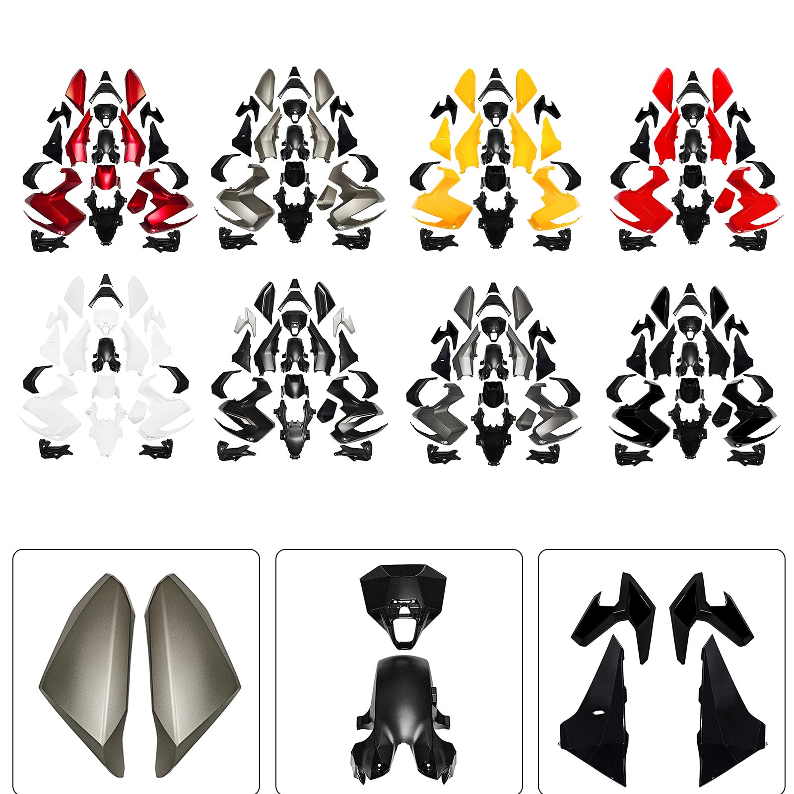 Injection ABS Plastic Bodywork Fairing Kit for 2022-2026 Honda ADV350  8 Colors