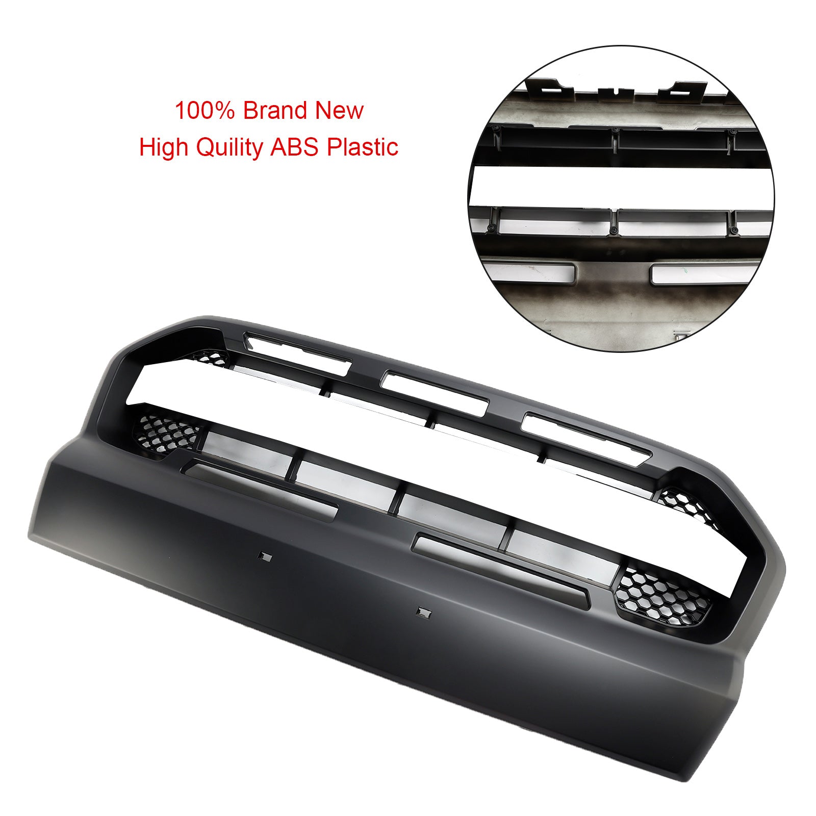 Ford Ranger 2015-2019 T7 Matt Black Ranger Raptor Style Front Bumper Grill