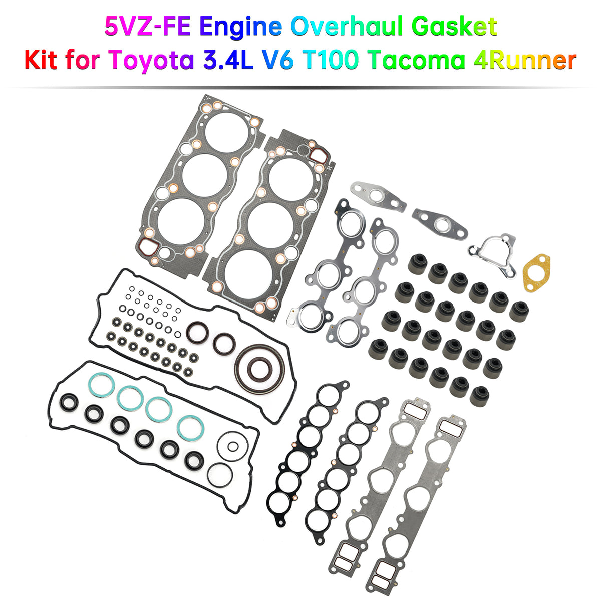 2000-2004 Toyota Tundra 5VZ-FE Engine Overhaul Gasket Kit 04111-62130