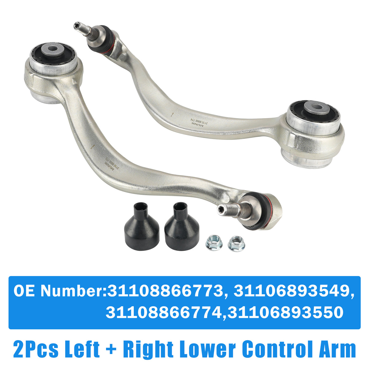 2019-2024 BMW X5 G05 X6 G06 X7 G07 2Pcs Left + Right Lower Control Arm