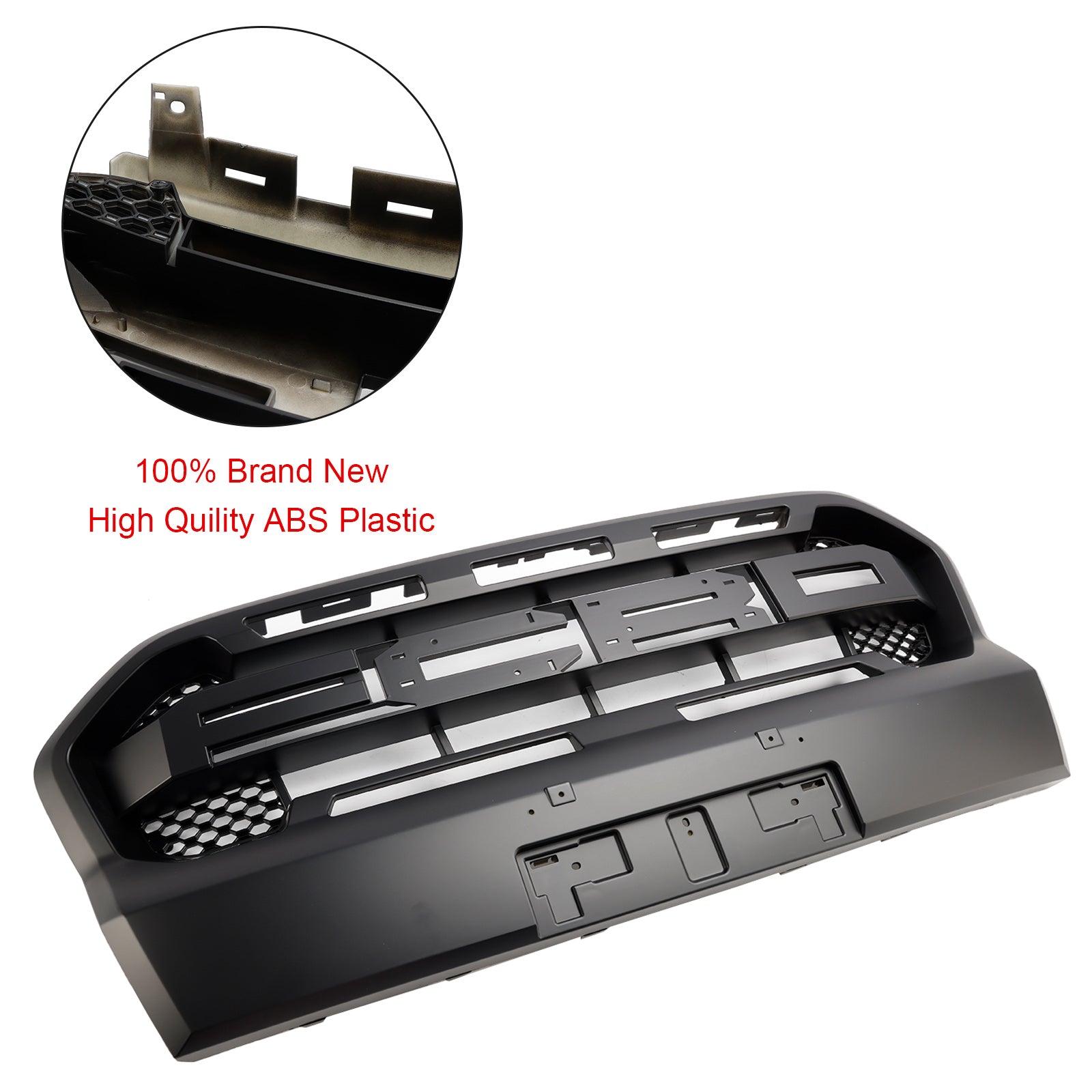 Ford Ranger 2019-2023 T8 Matt Black Ranger Raptor Style Front Bumper Grille