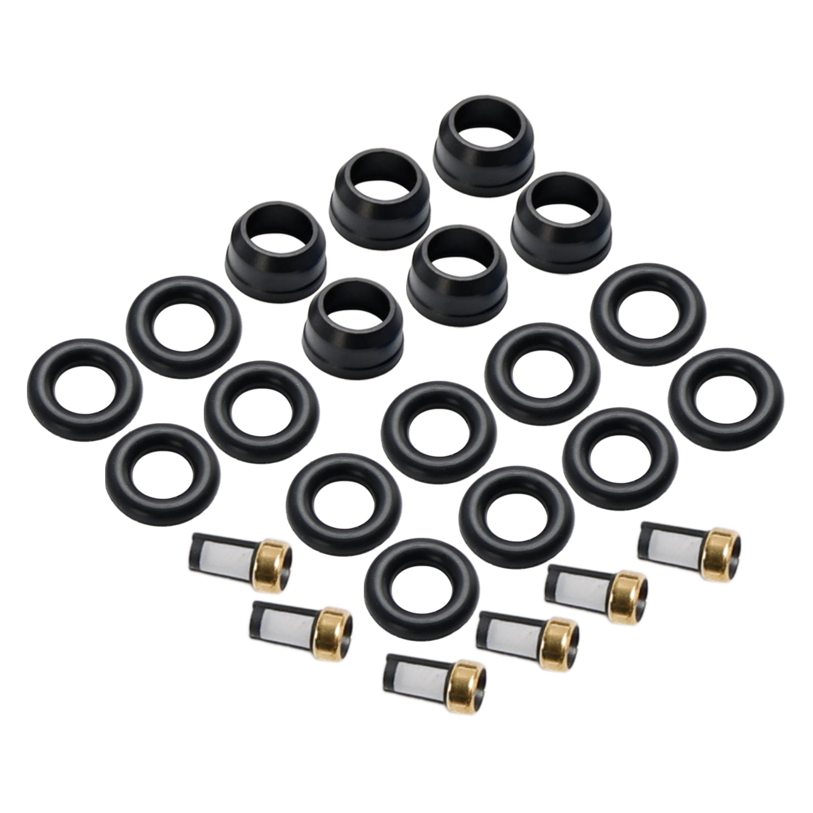 6PCS Fuel Injector Repair Kit O-Rings FJ318 Fit Buick Fit Chevy Fit Pontiac