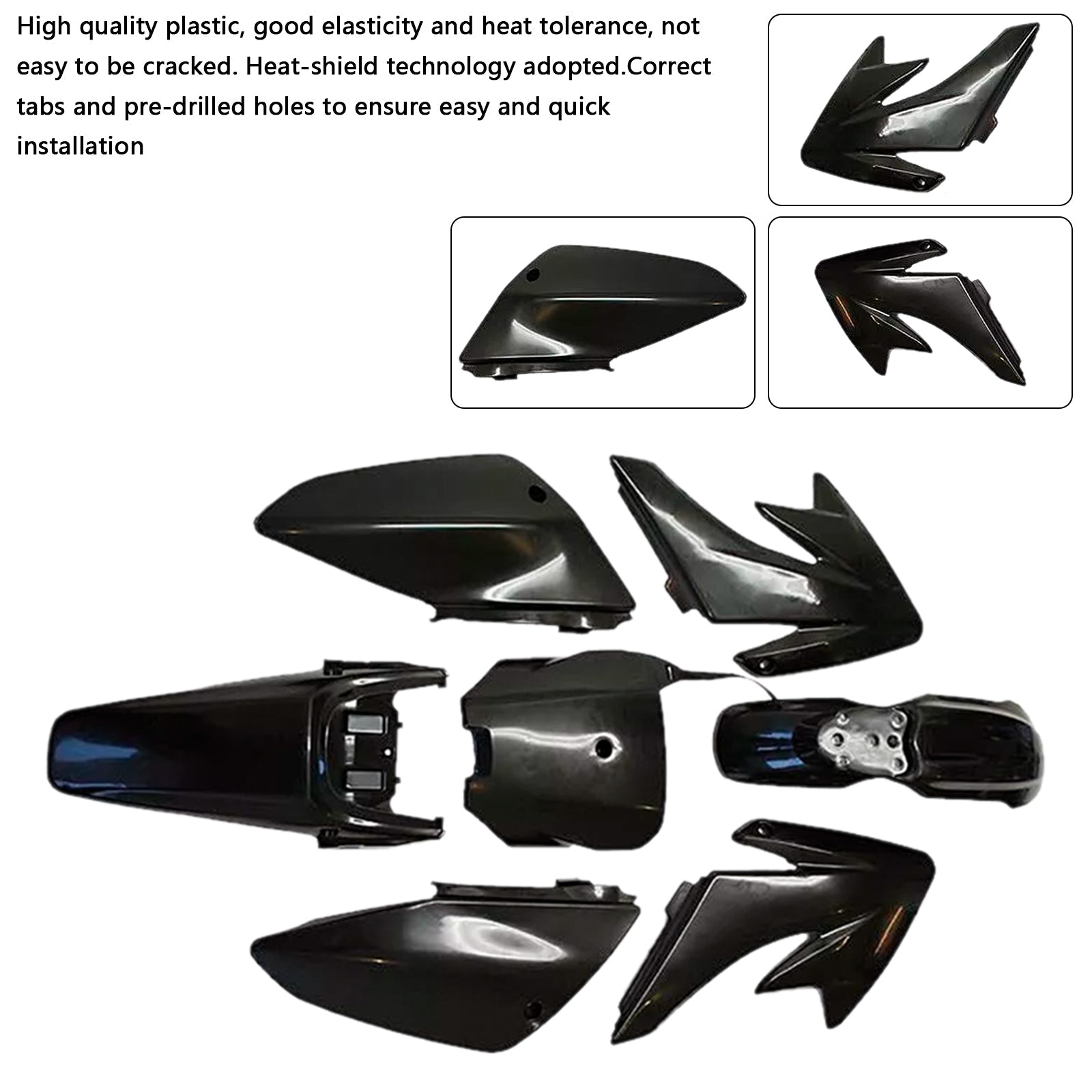 HONDA CRF70 DIRT BIKE Body Plastic Kit Fender Fairing